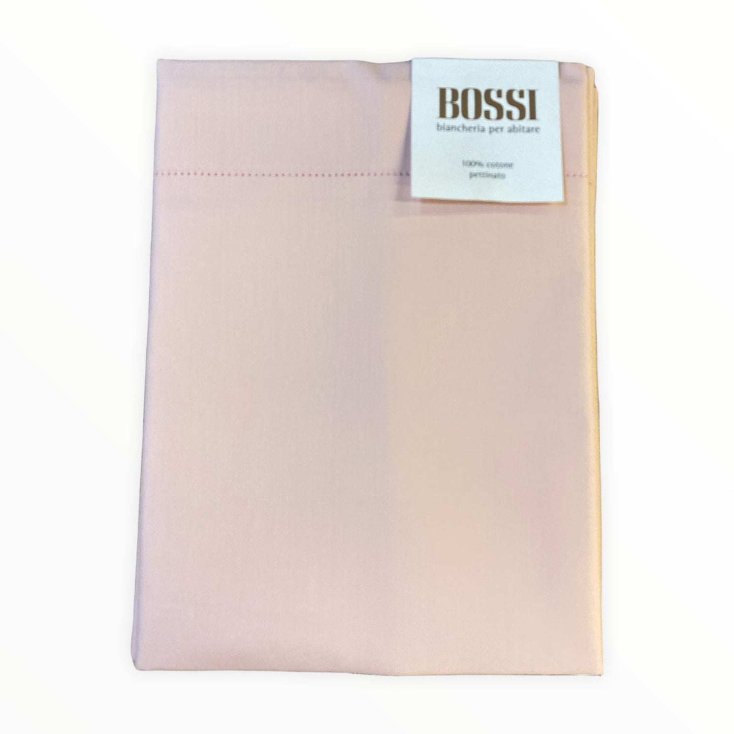 Coppia federe Bossicolor 2 volani cotone percalle 80 fili