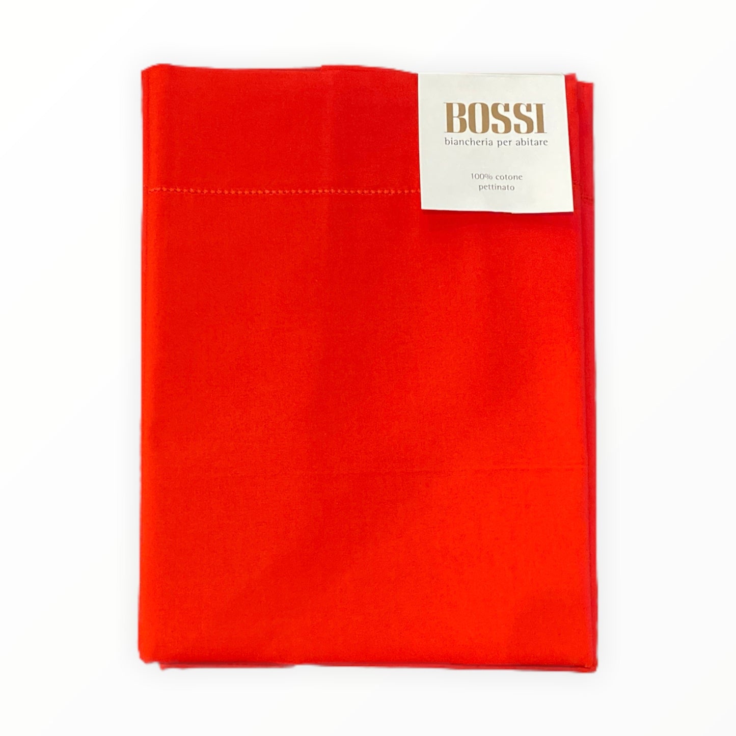 Coppia federe Bossicolor 2 volani cotone percalle 80 fili