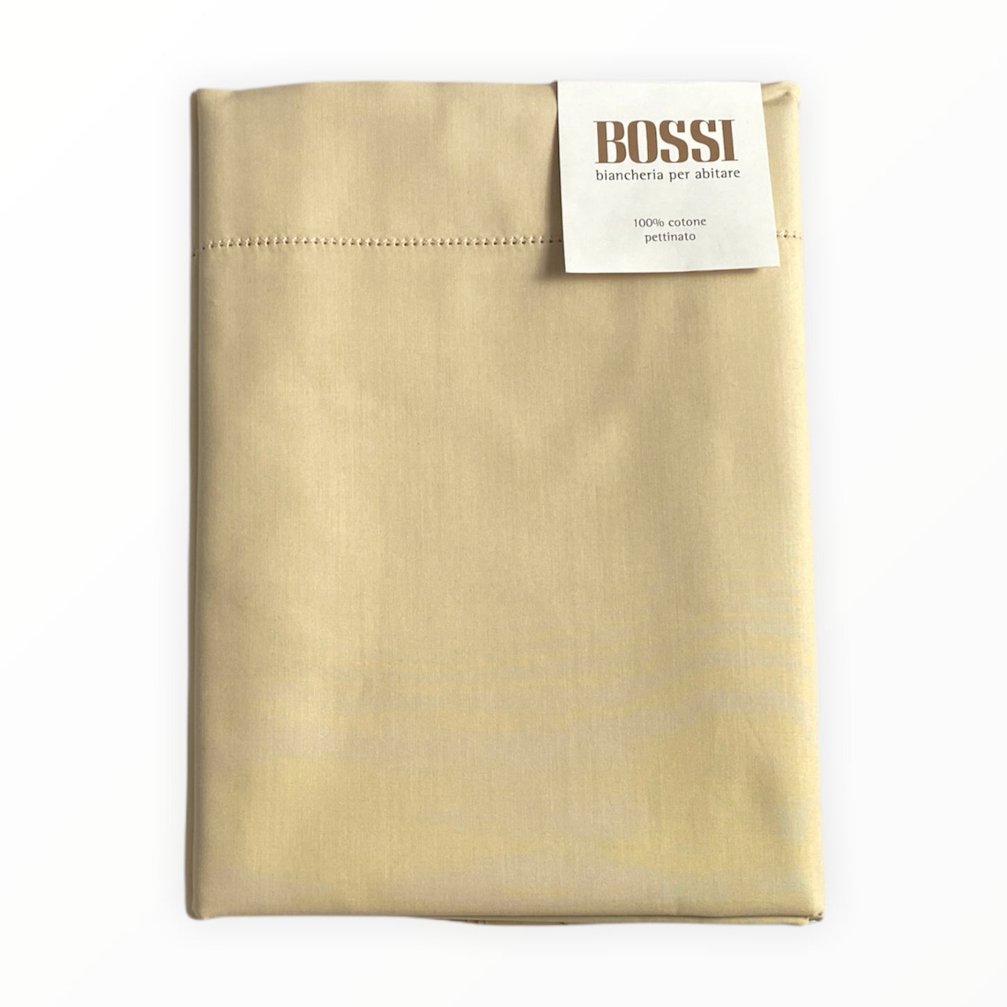 Coppia federe Bossicolor 2 volani cotone percalle 80 fili