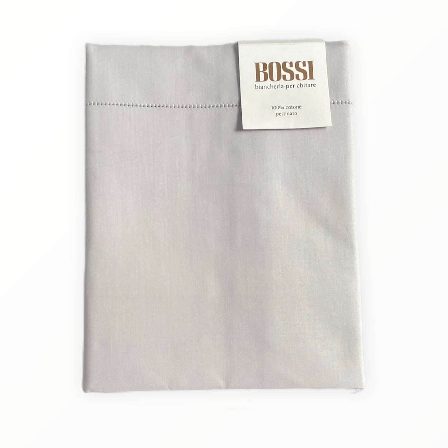 Coppia federe Bossicolor 2 volani cotone percalle 80 fili