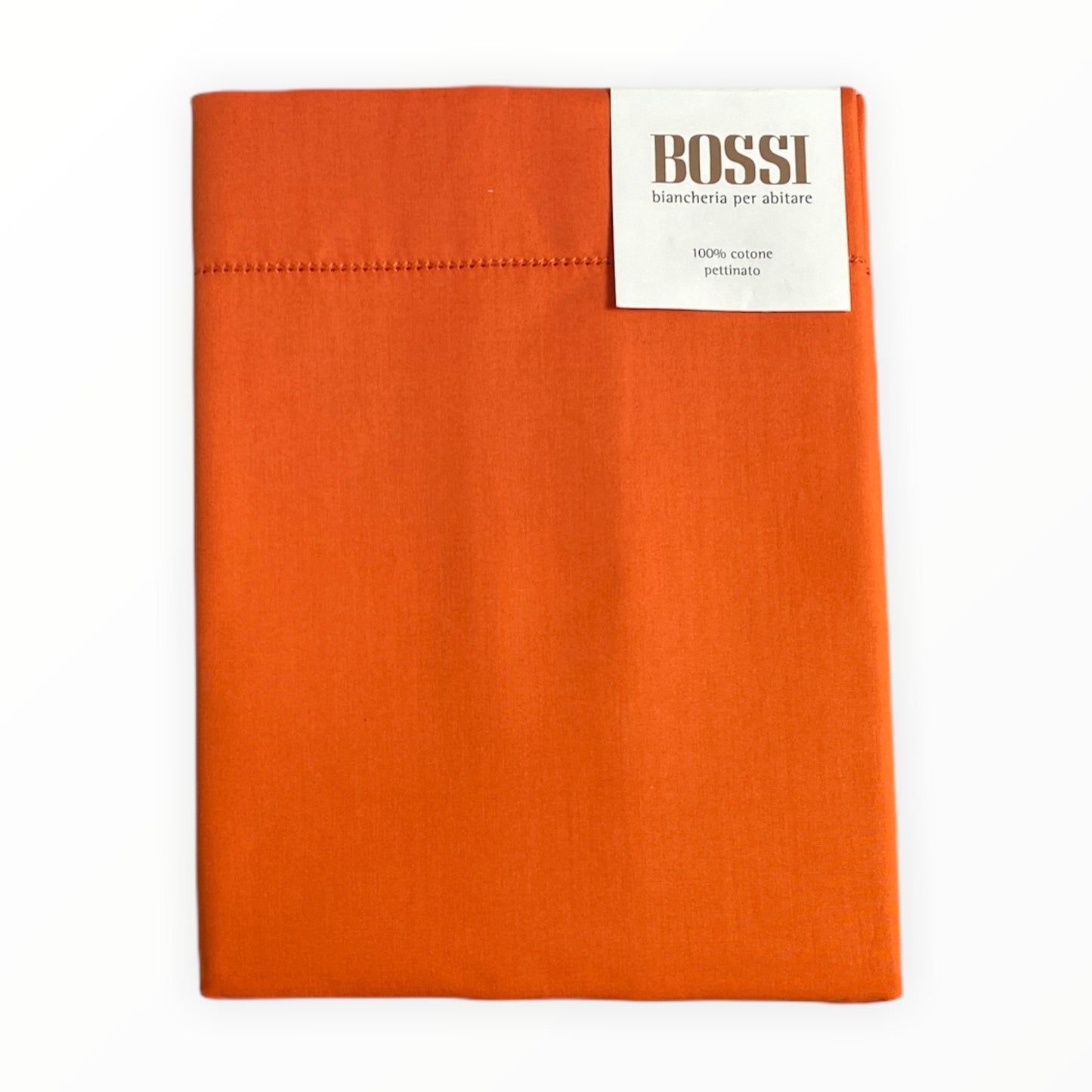 Coppia federe Bossicolor 2 volani cotone percalle 80 fili