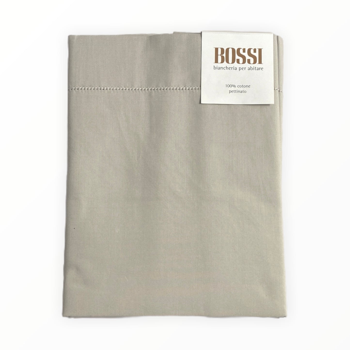 Coppia federe Bossicolor 2 volani cotone percalle 80 fili