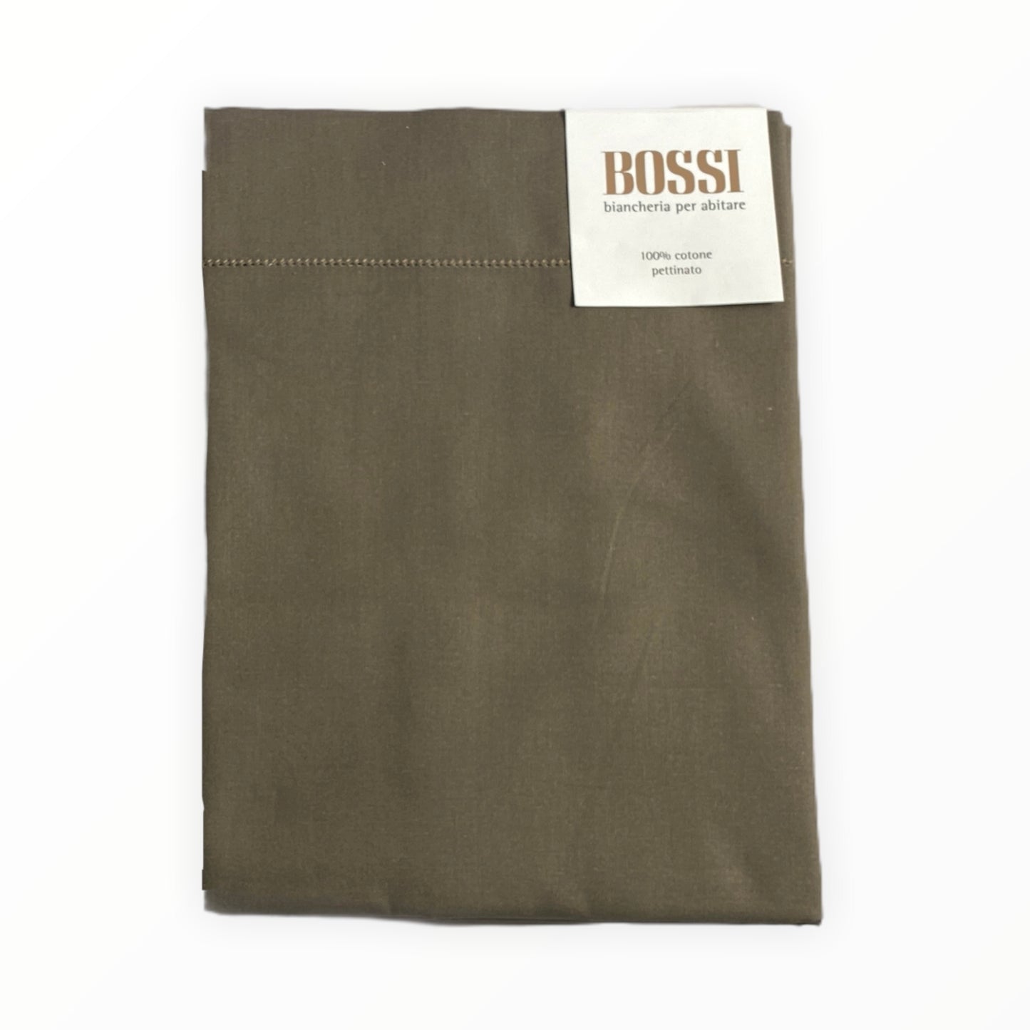 Coppia federe Bossicolor 2 volani cotone percalle 80 fili
