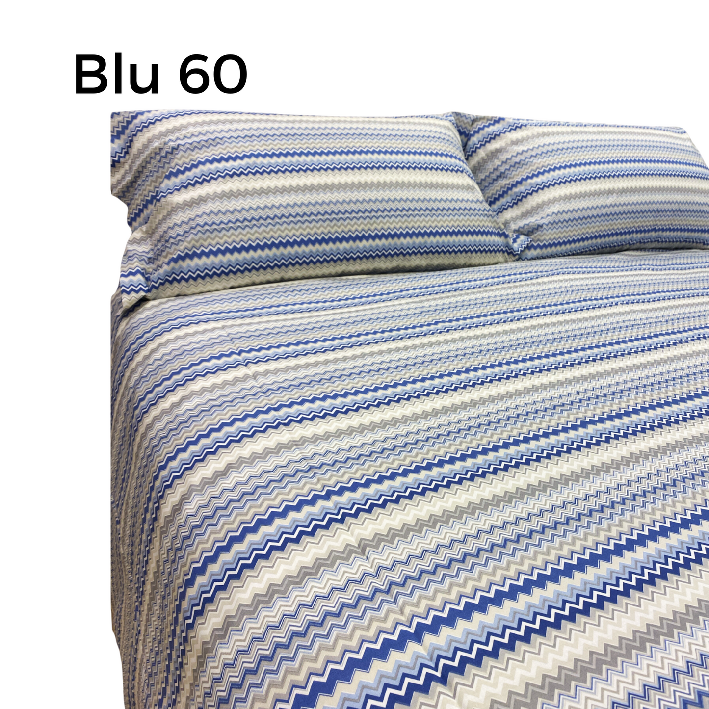 Copripiumino Chevron su misura 100% cotone Pedersoli Casa