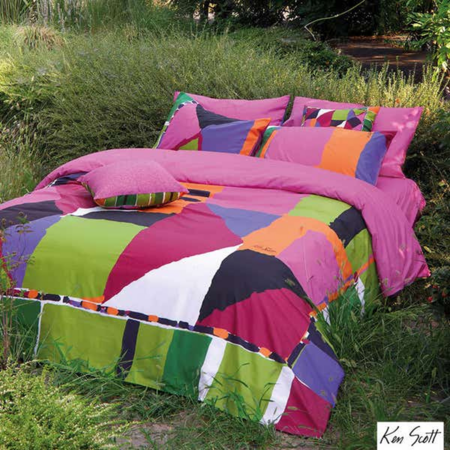 Completo Copripiumino Jimmy Ken in Percalle Di Puro Cotone