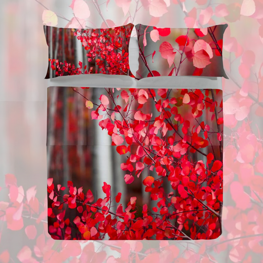 Completo Lenzuola Copriletto Autumn Passion Sogni di viaggio 100% Cotone