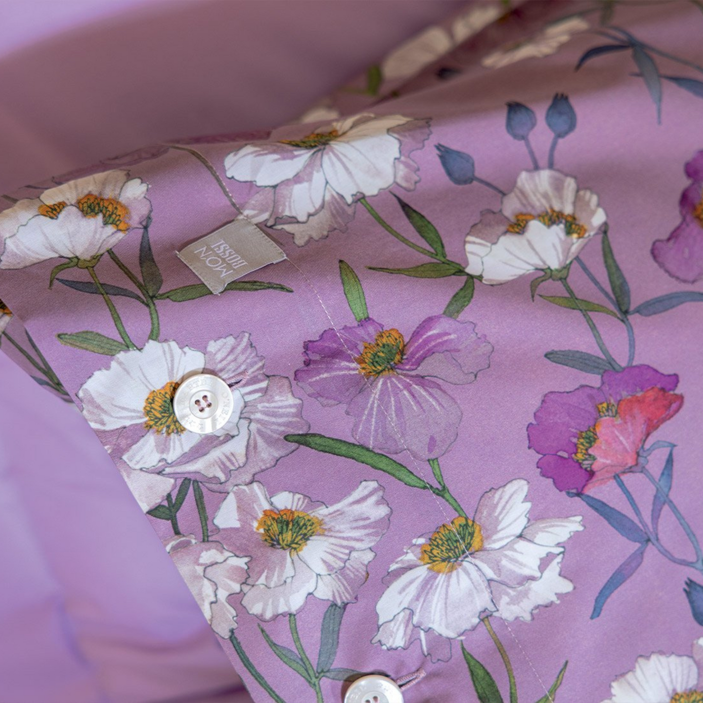 Completo Letto Brigit 8415 Cotone stampato digitale Fine Serie