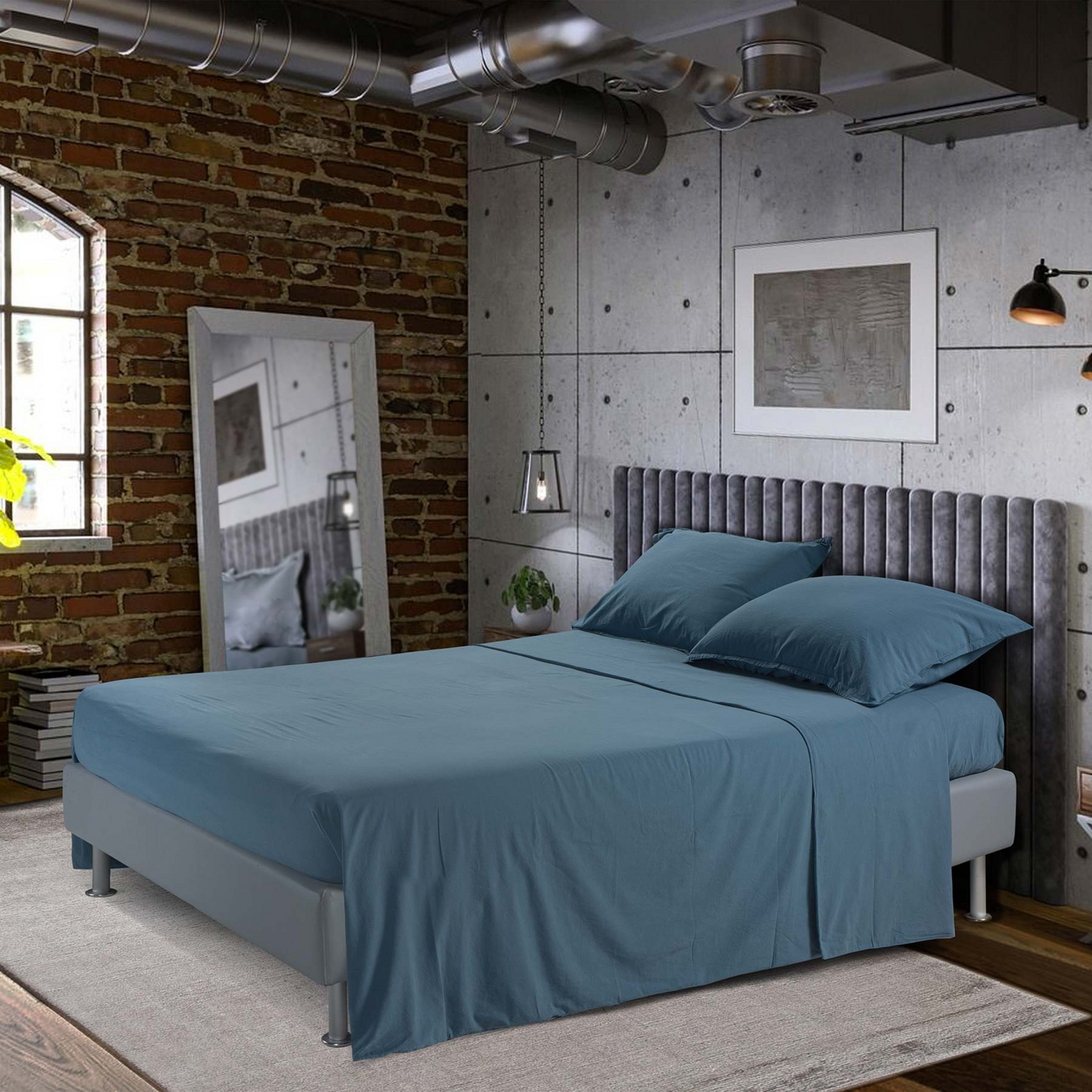 Completo Letto Loft 100% Cotone