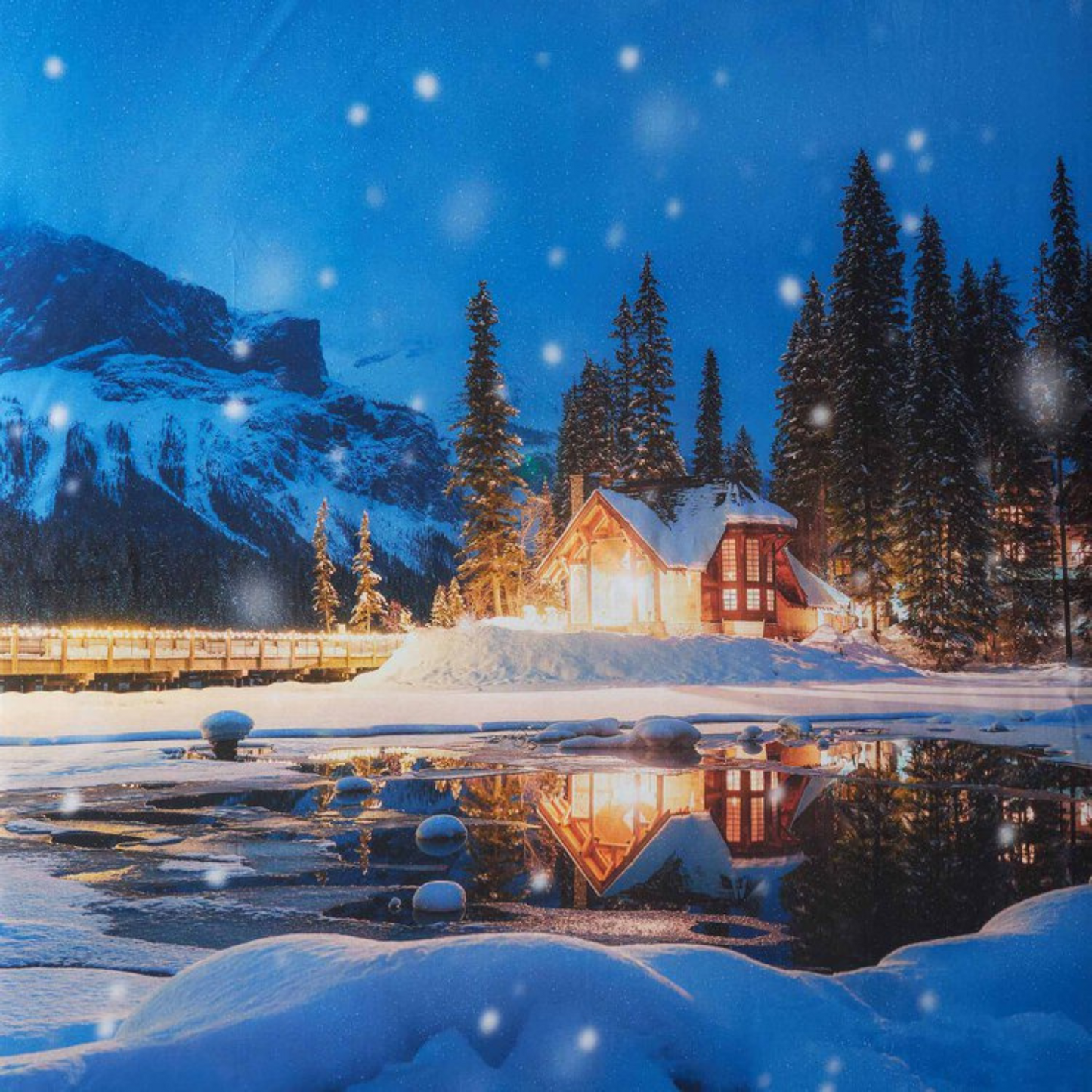 Completo copripiumino Imagine Mountain Lodge 100% cotone