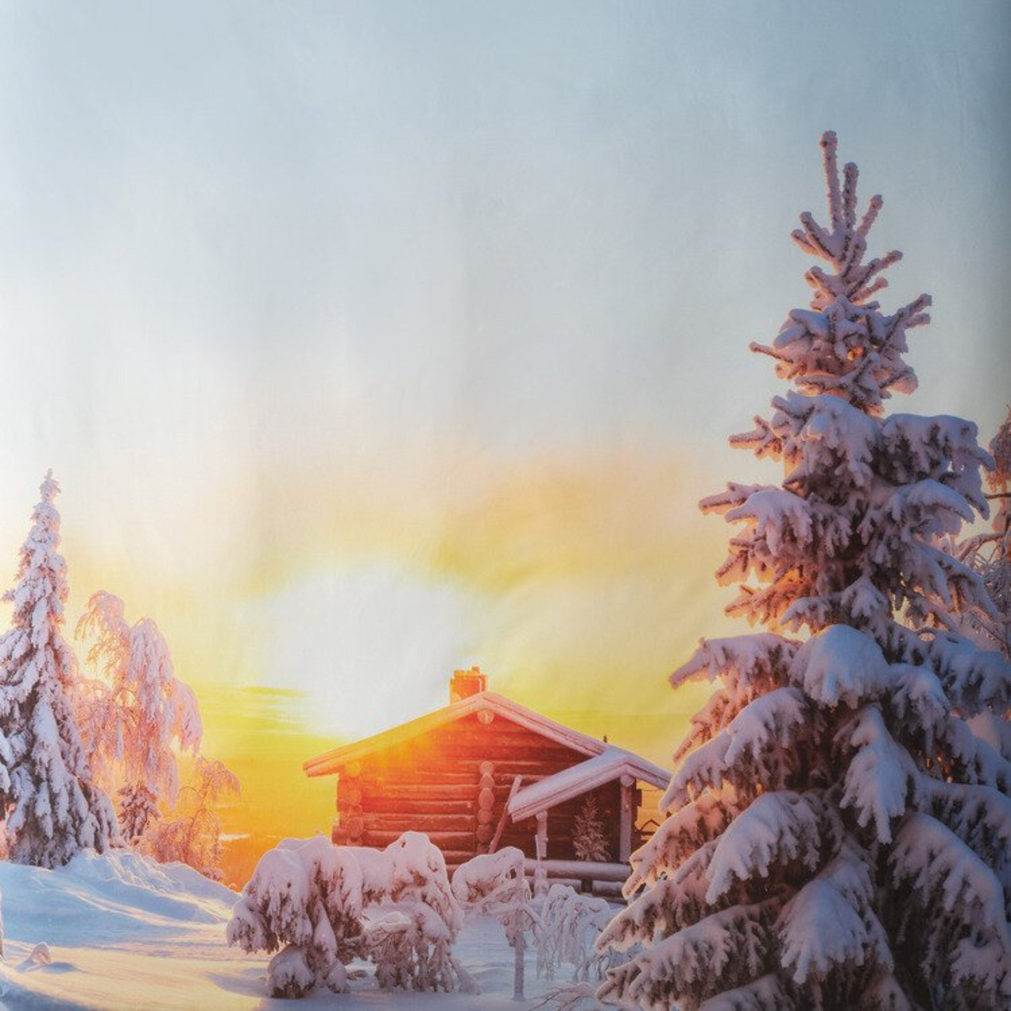 Completo Copripiumino Imagine La Baita 100% cotone Fine Serie