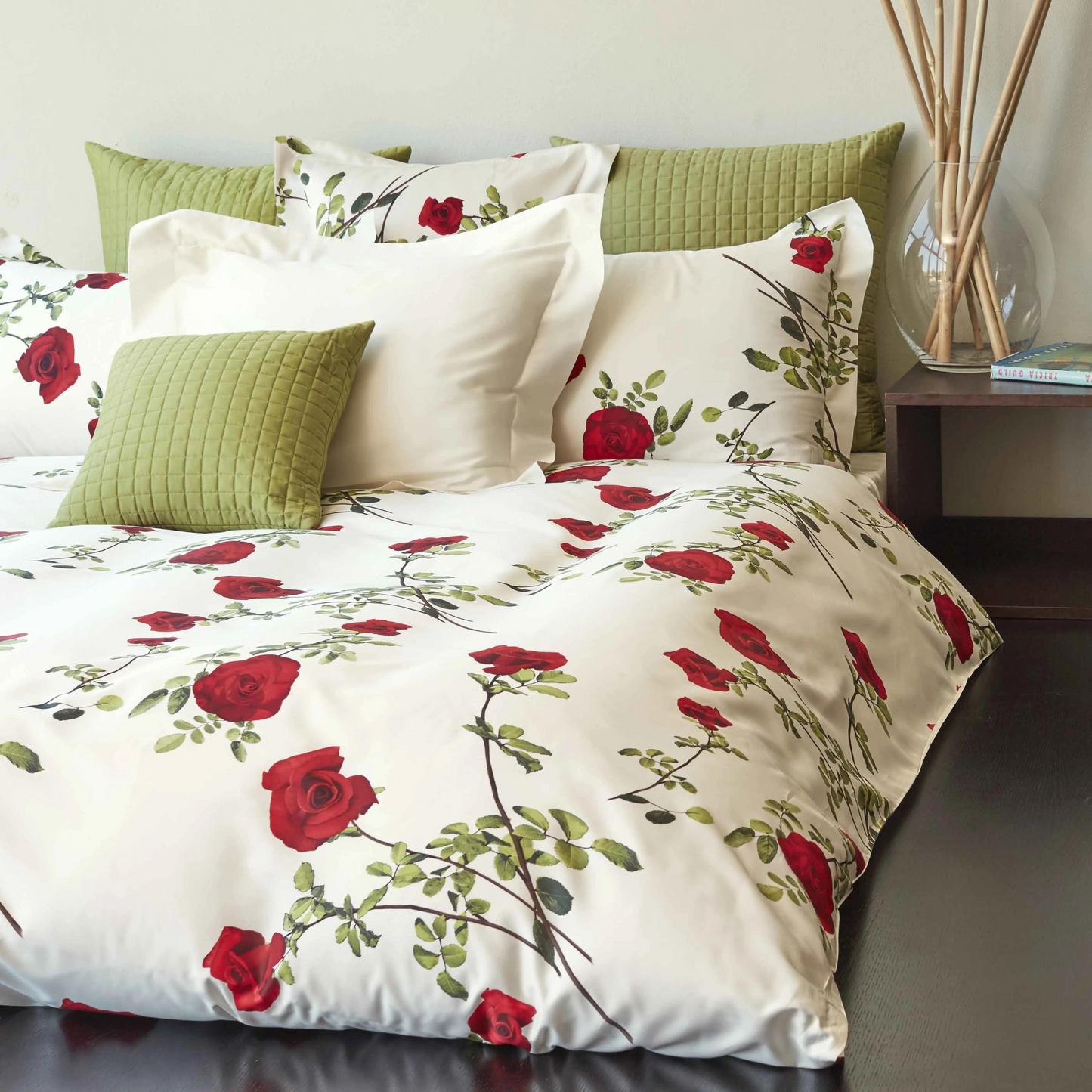 Completo lenzuola Baccarat 100% raso 300TC