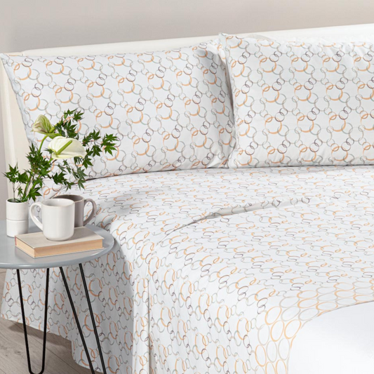 Completo Lenzuola Mondial 100% Cotone