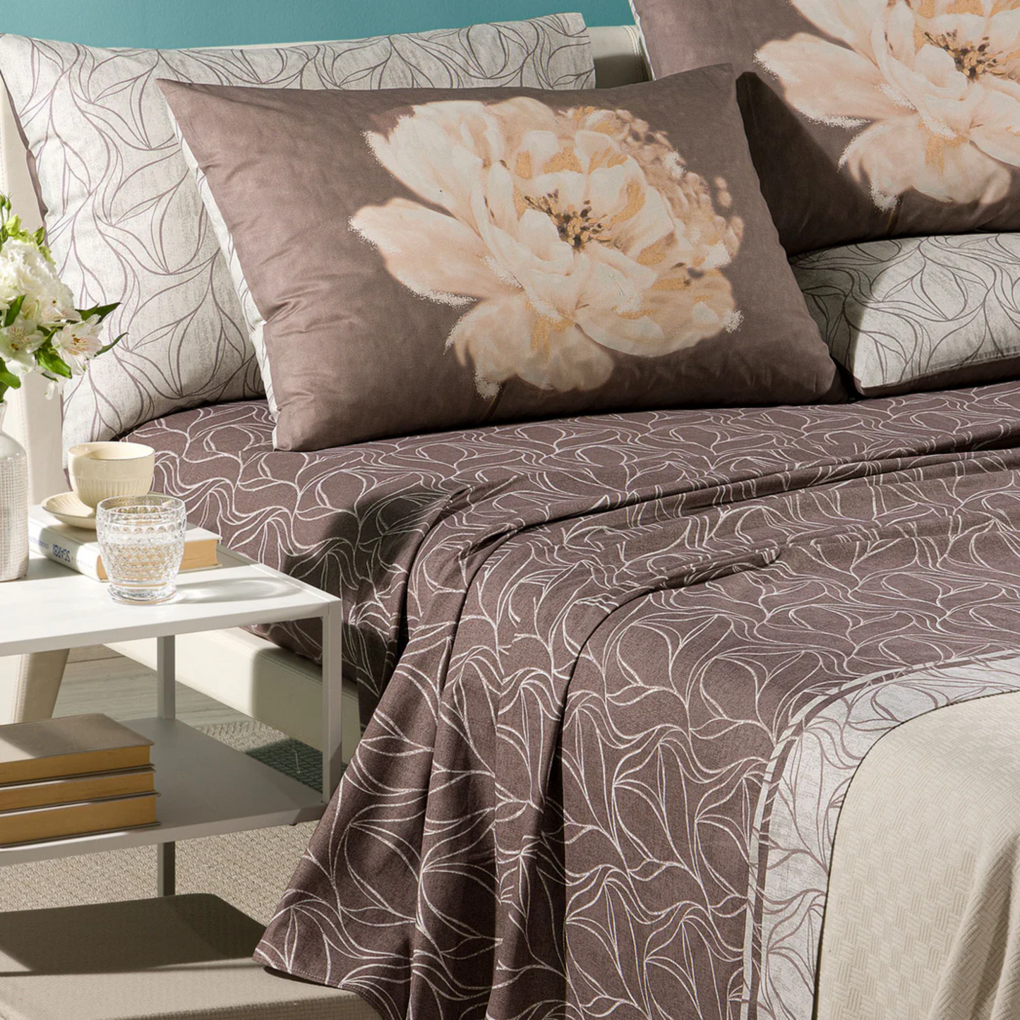 Completo Lenzuola Peony Bed Collection 100 % Cotone