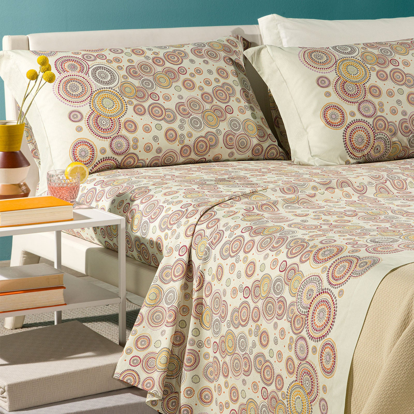 Completo Lenzuola Dea Bed Collection 100 % Cotone