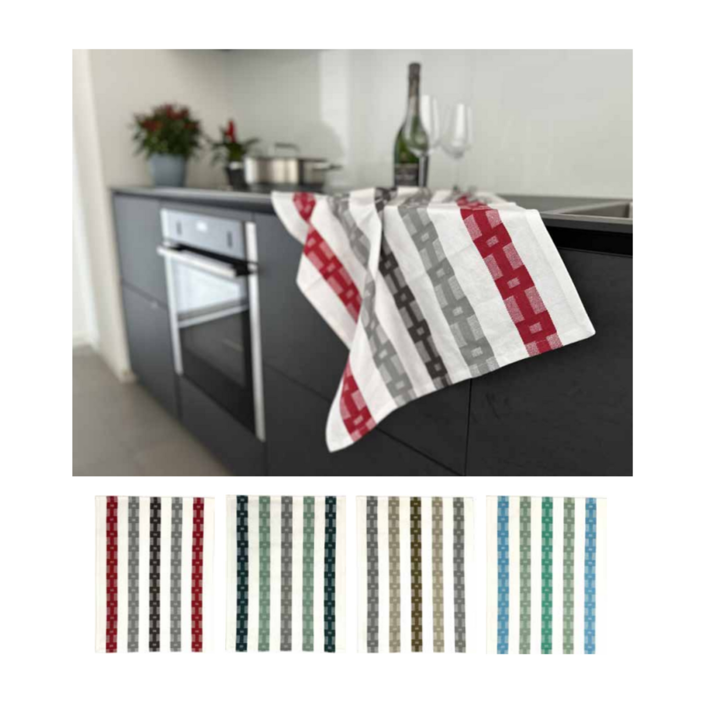 Set 4 Canovacci Islanda 100% Cotone