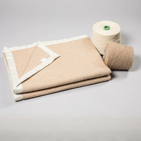 Coperta Alpina Lana/Cammello gr 290 mq