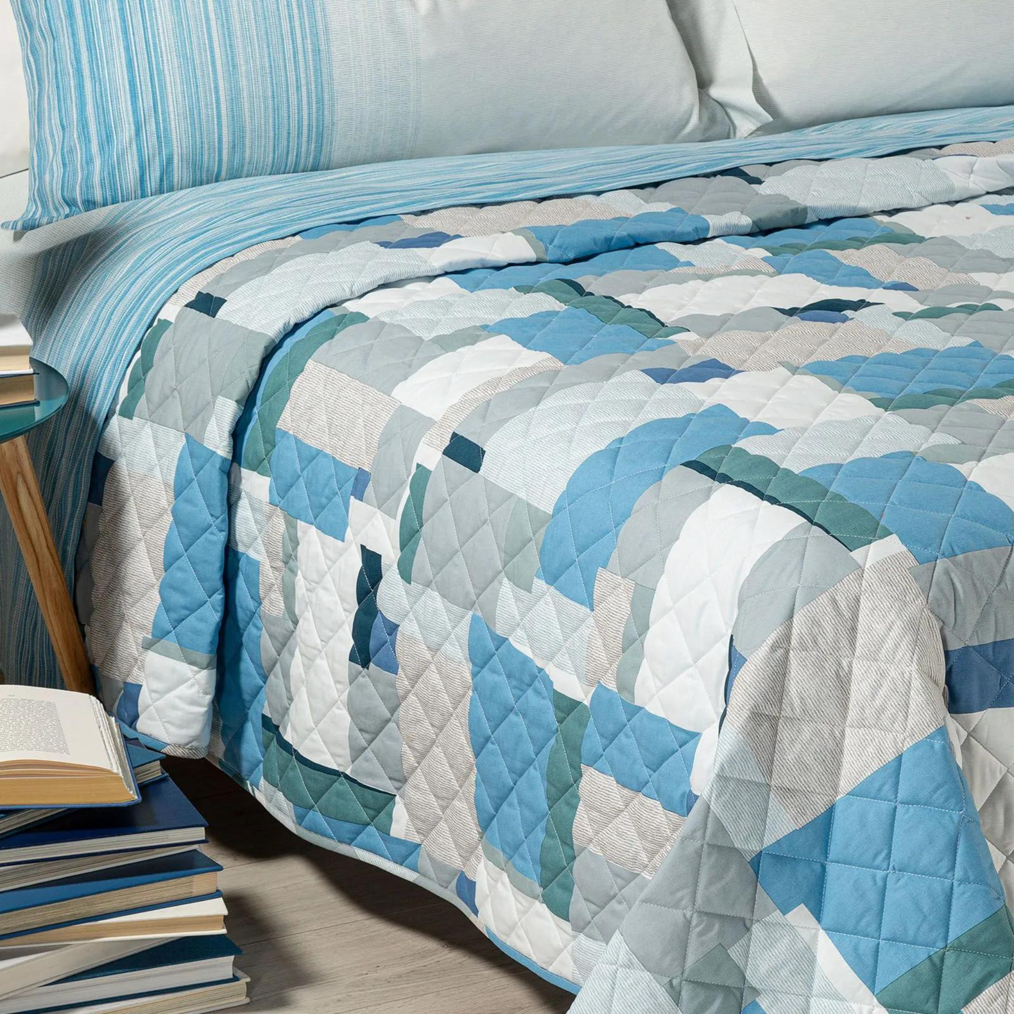 Copriletto Trapuntato Atlantic 100% Cotone