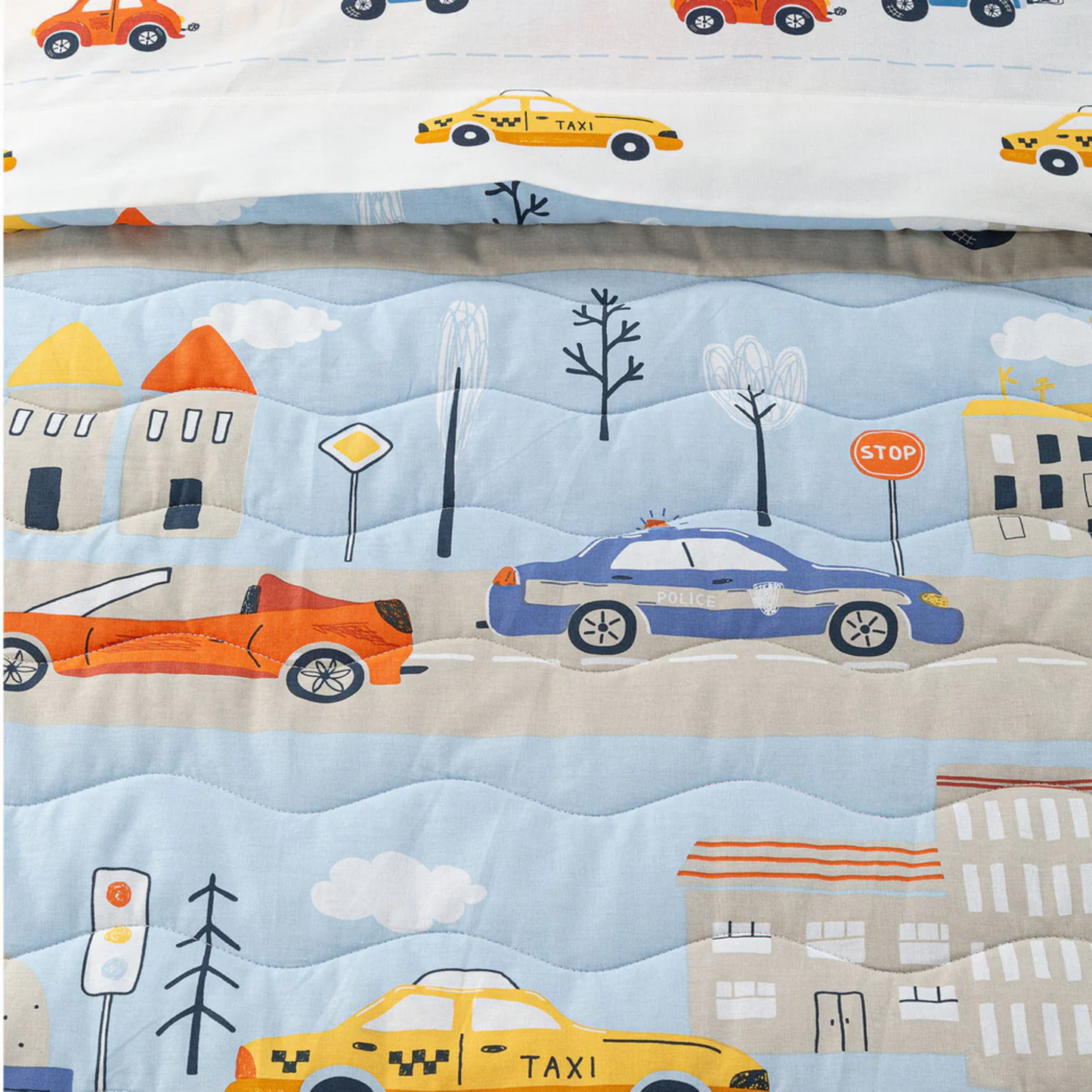 Copriletto Car Kids 100% cotone