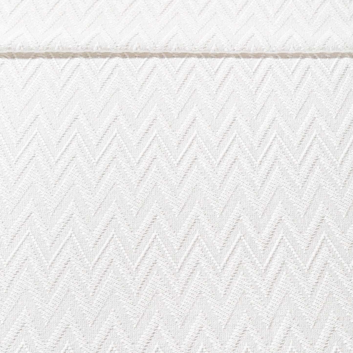 Copriletto Leggero Laguna In Cotone Jacquard Caleffi White