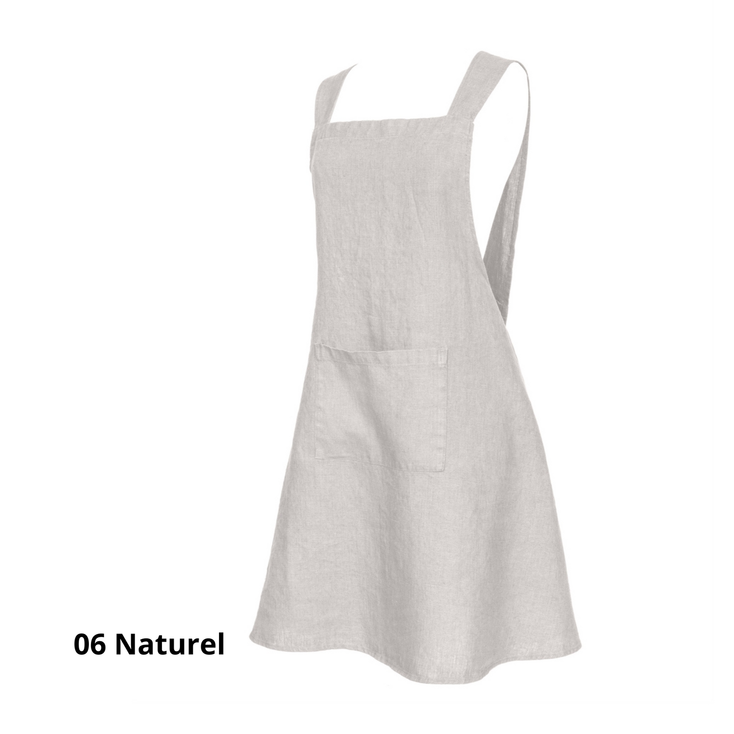 Grembiule Giapponese Kyoto Stone wash Puro lino
