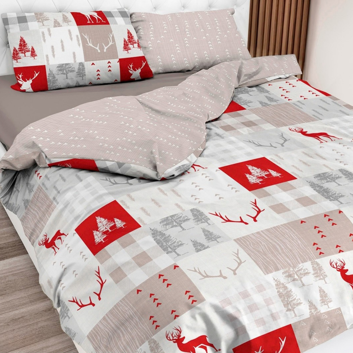 Parure Copripiumino Infinity Petit Monte 100% puro cotone