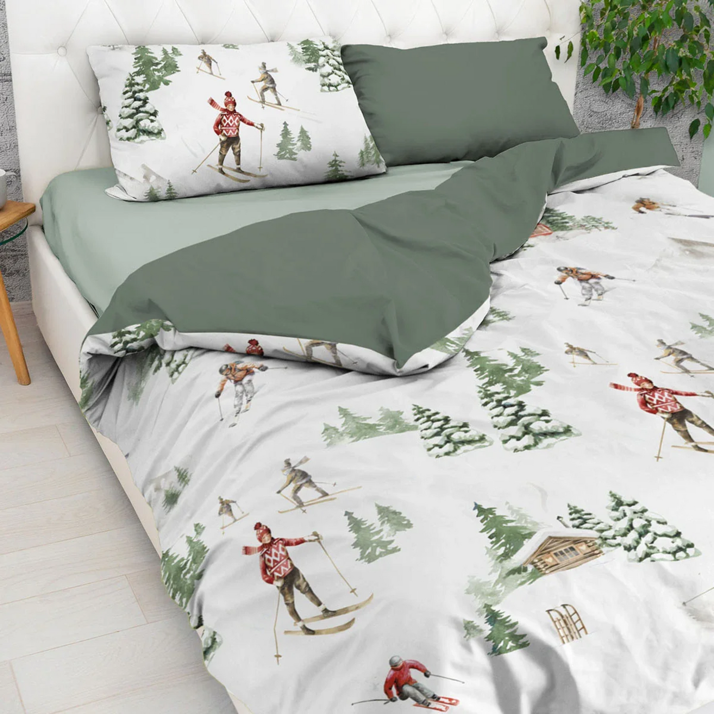 Parure Copripiumino Infinity Sci Mon Amour 100% puro cotone