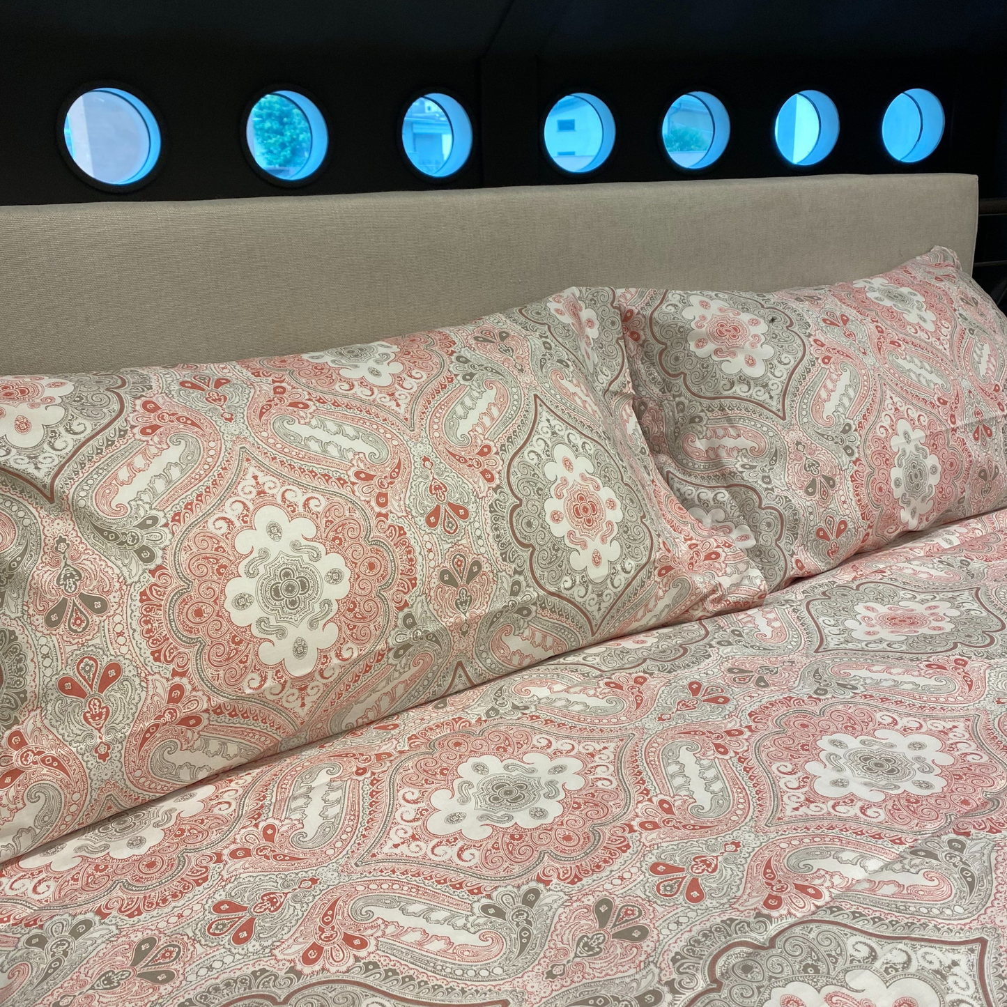 Parure Copripiumino Mosaico 7031 100 % Cotone