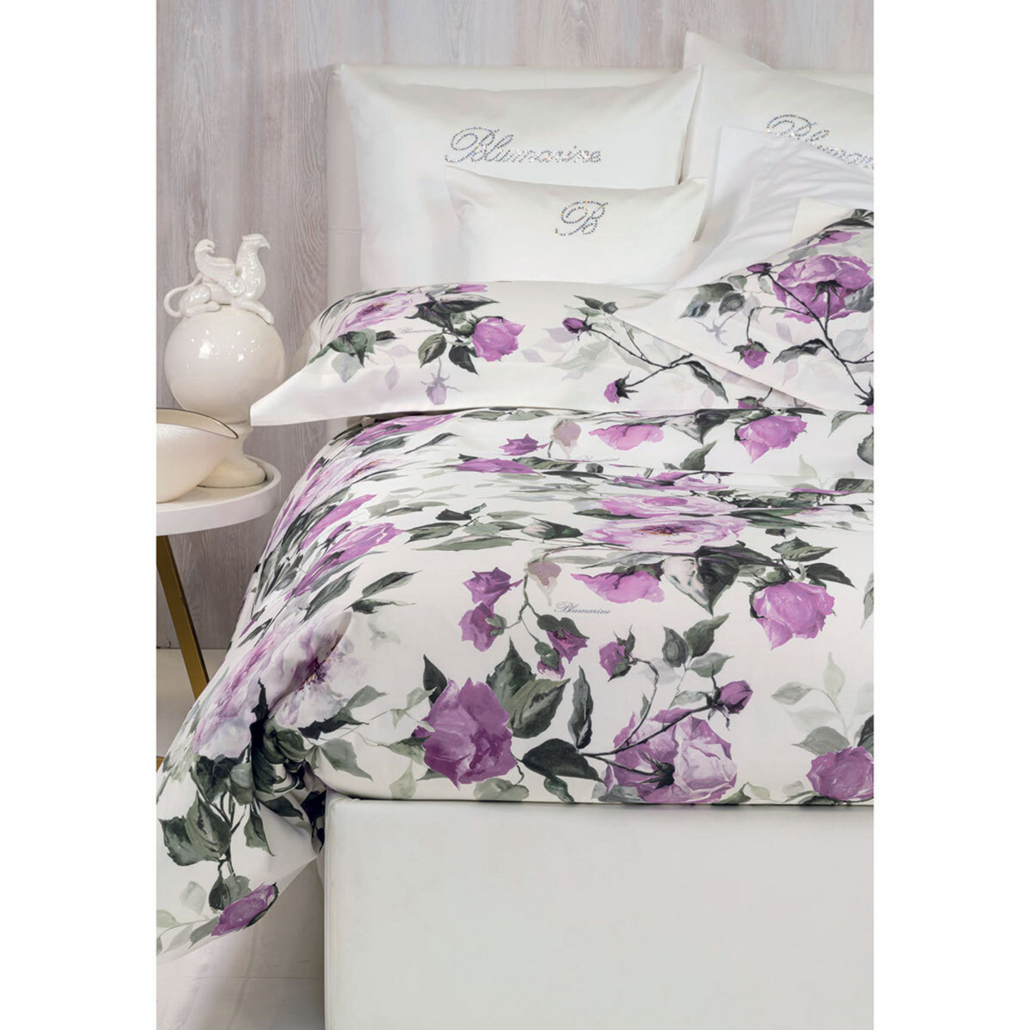 Parure copripiumino Adele in raso di cotone