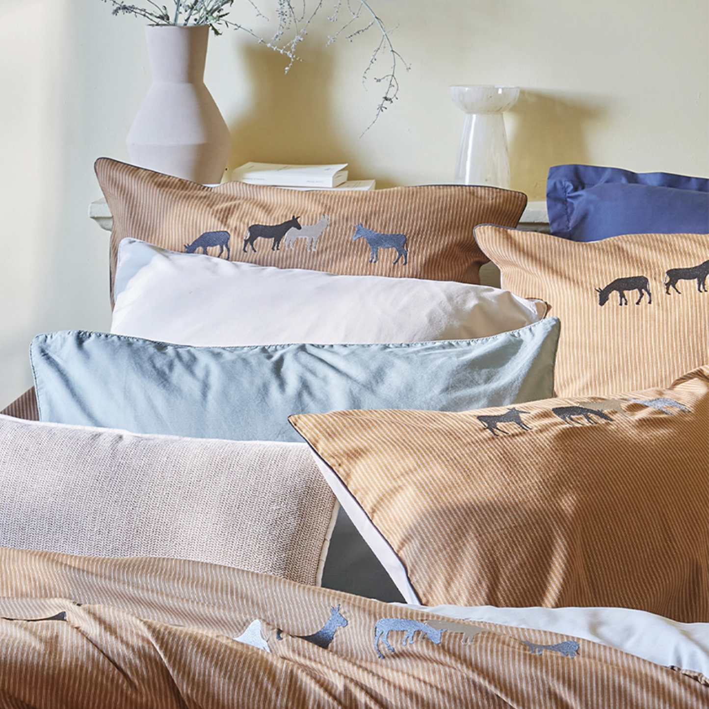 Parure copripiumino RDV au Prè in percalle makò