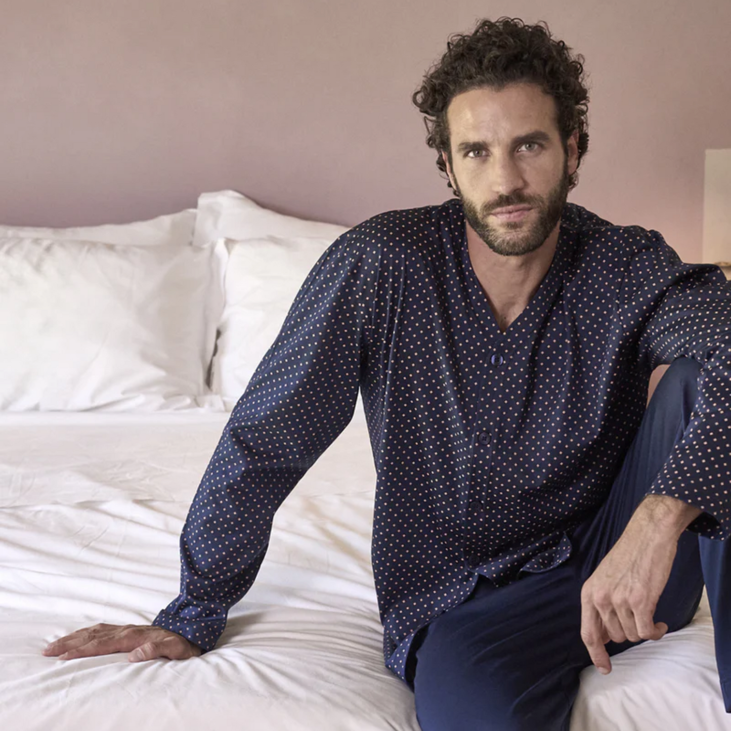 Pigiama lungo cardigan Sappada JAL284