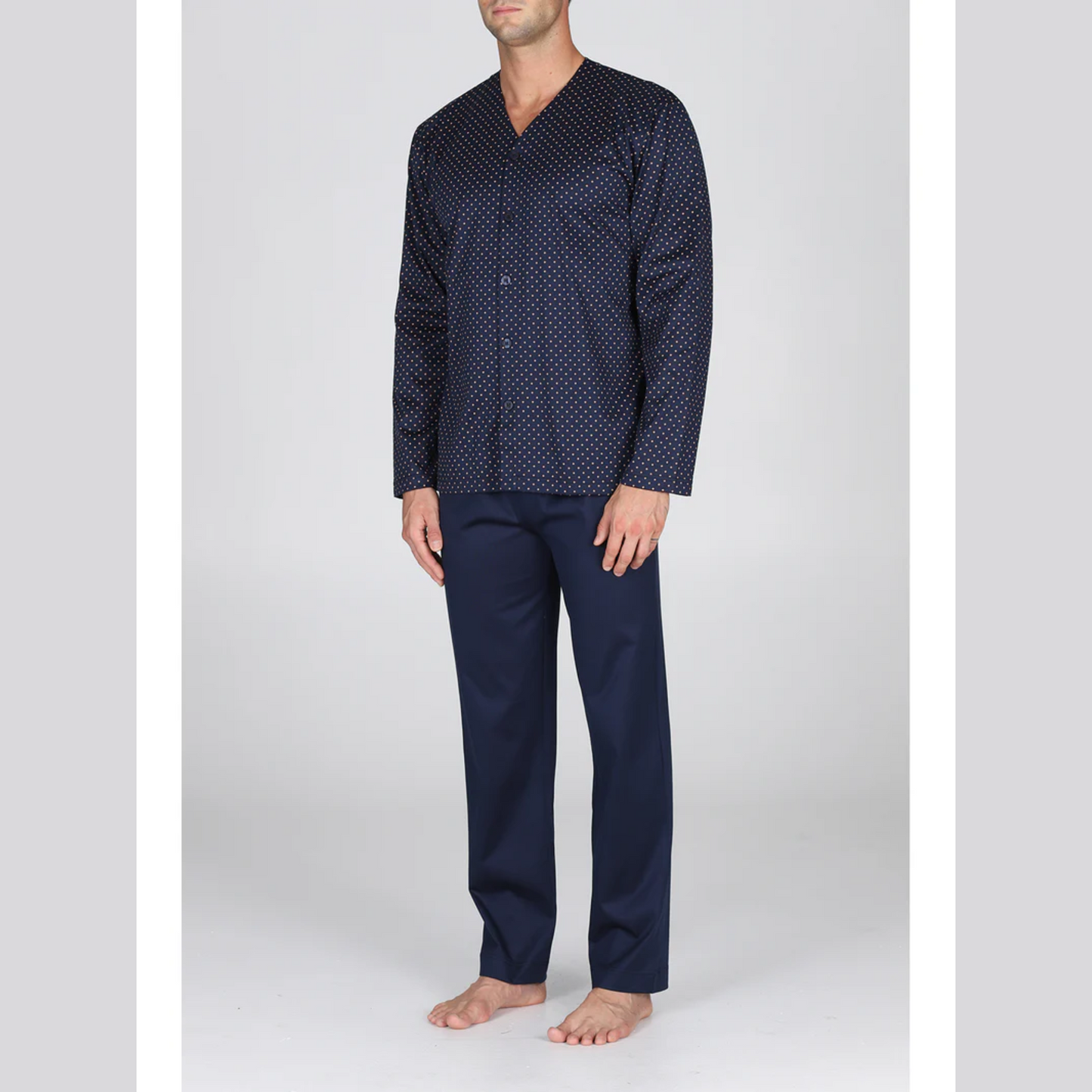 Pigiama lungo cardigan Sappada JAL284