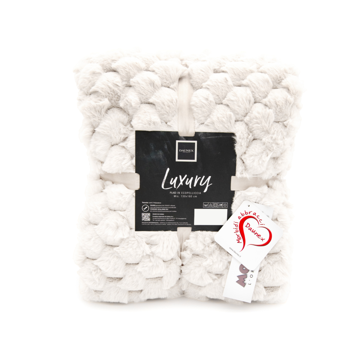 Plaid Luxury in Ecopelliccia