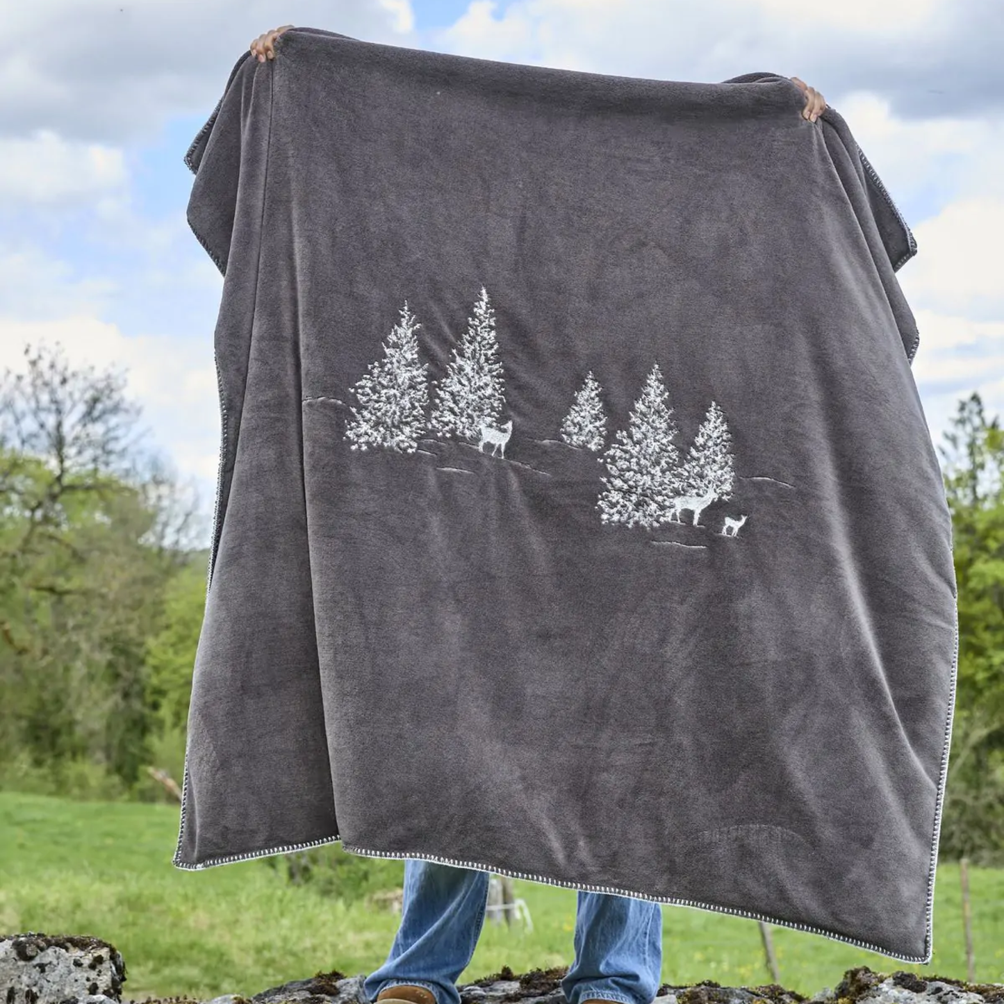 Plaid Polaire Tresor des forets