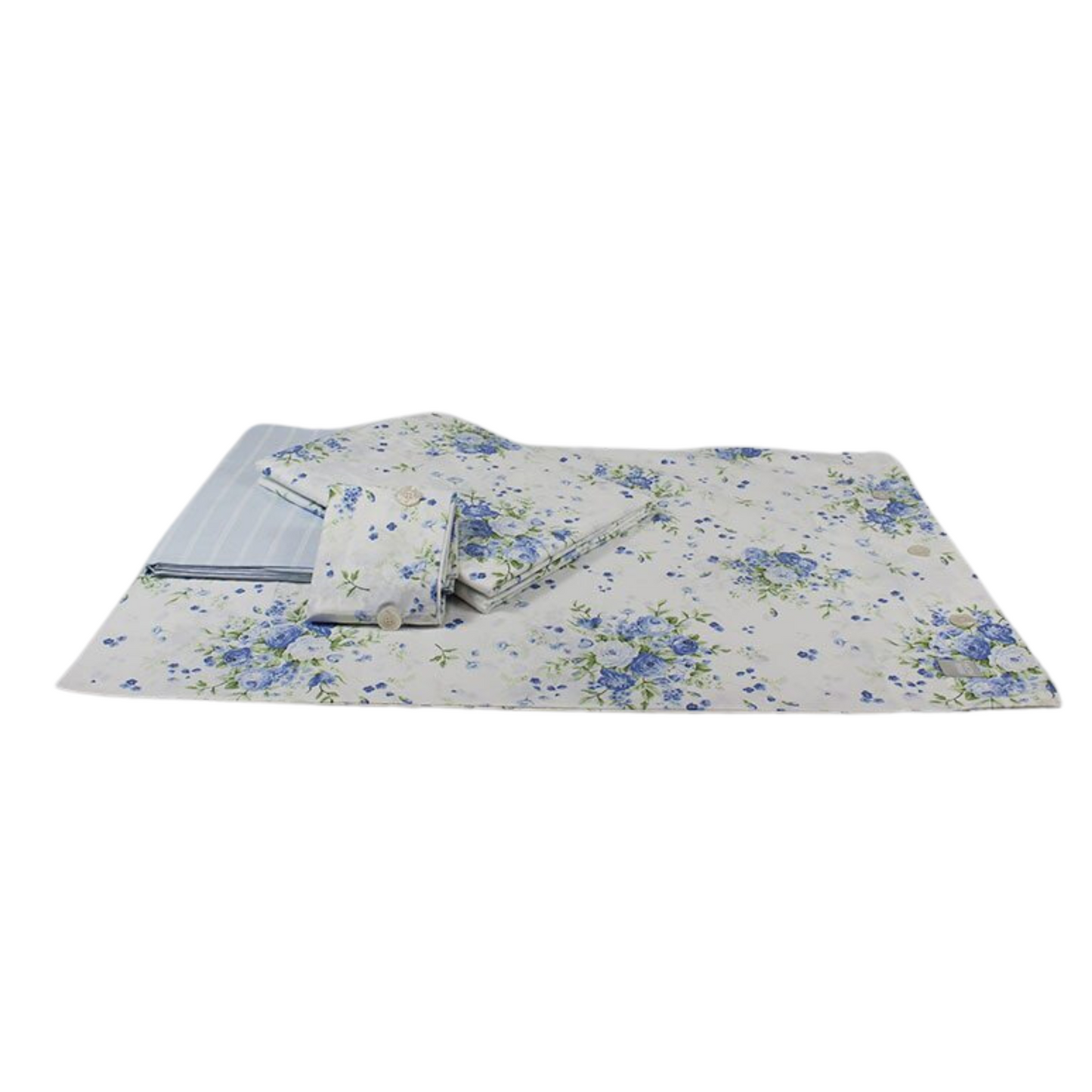 Completo Letto Copriletto Rosalin 8404 Tinto in filo Fine Serie