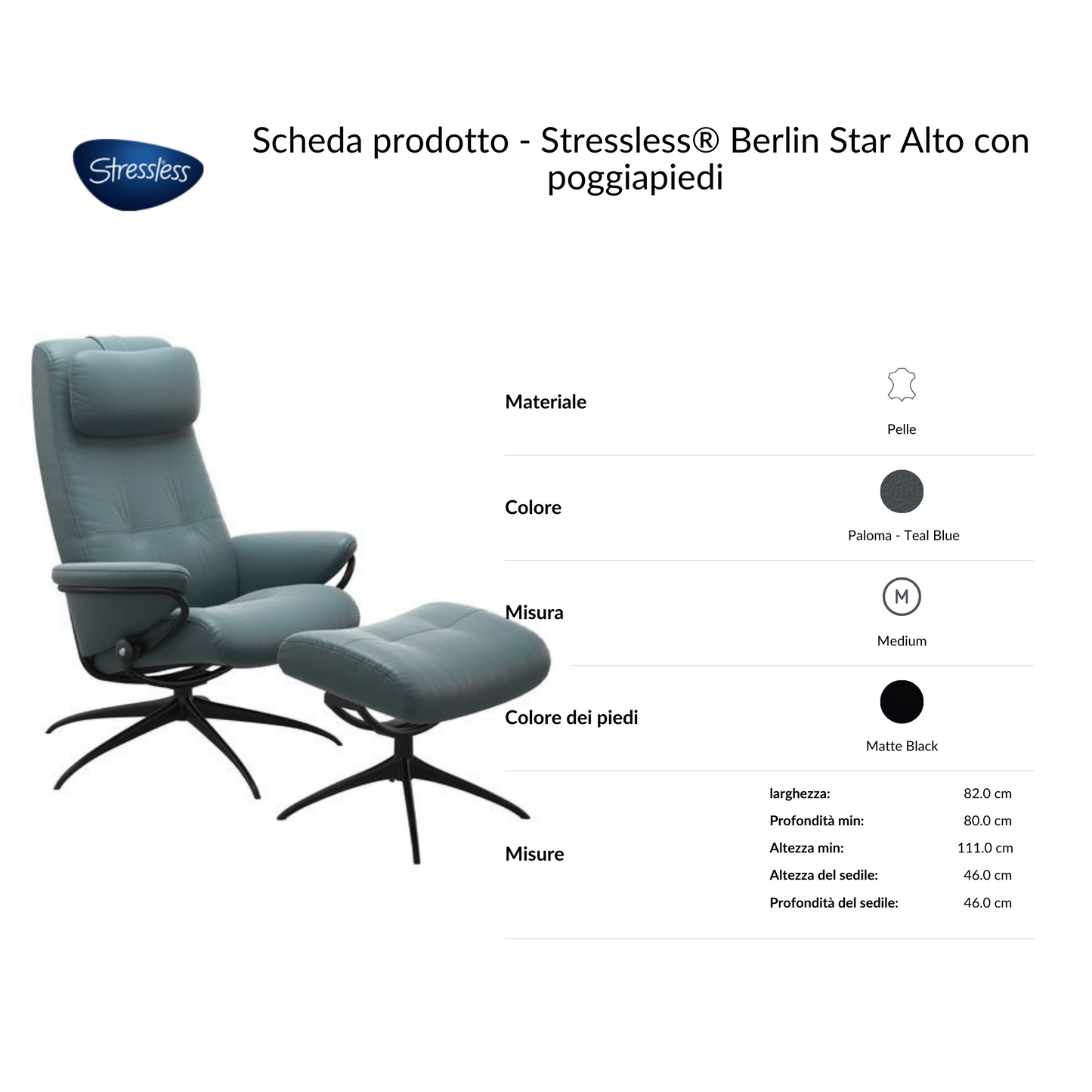 Berlin High Back + Pouf