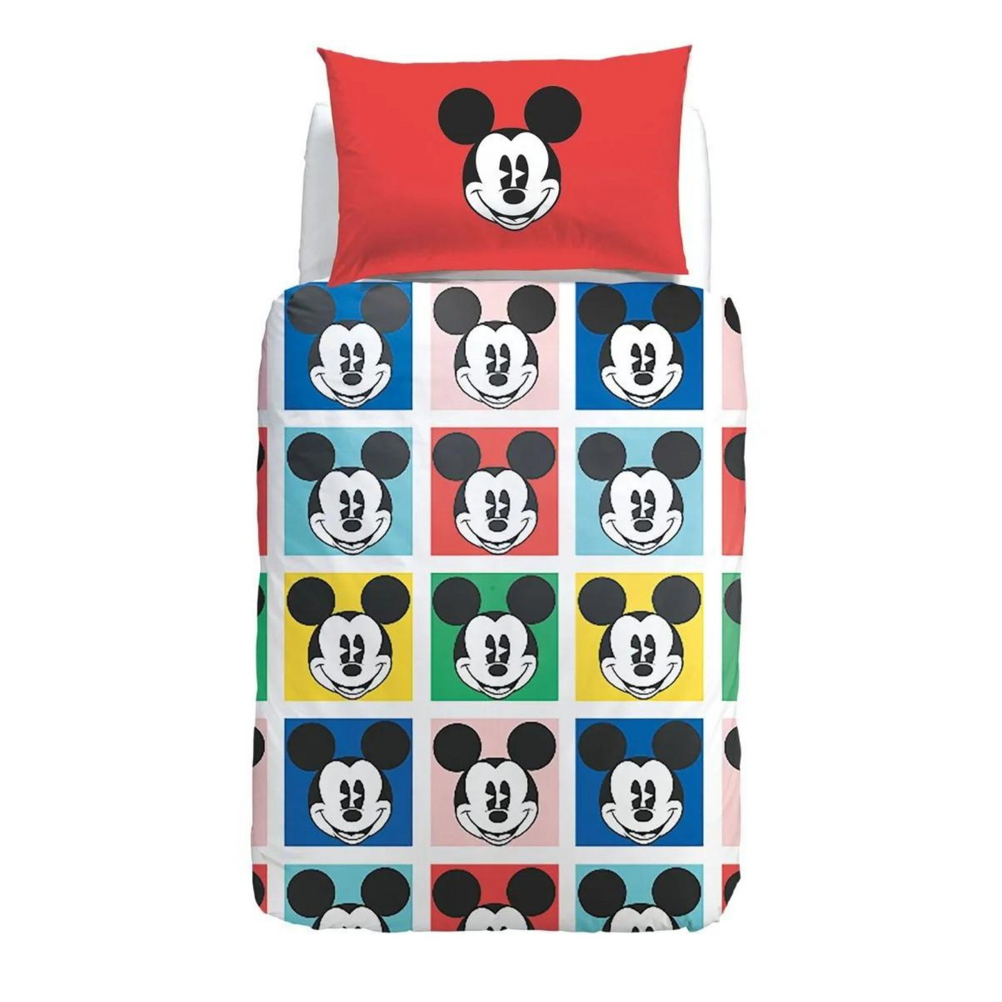 Parure copripiumino Mickey Colors 100% cotone