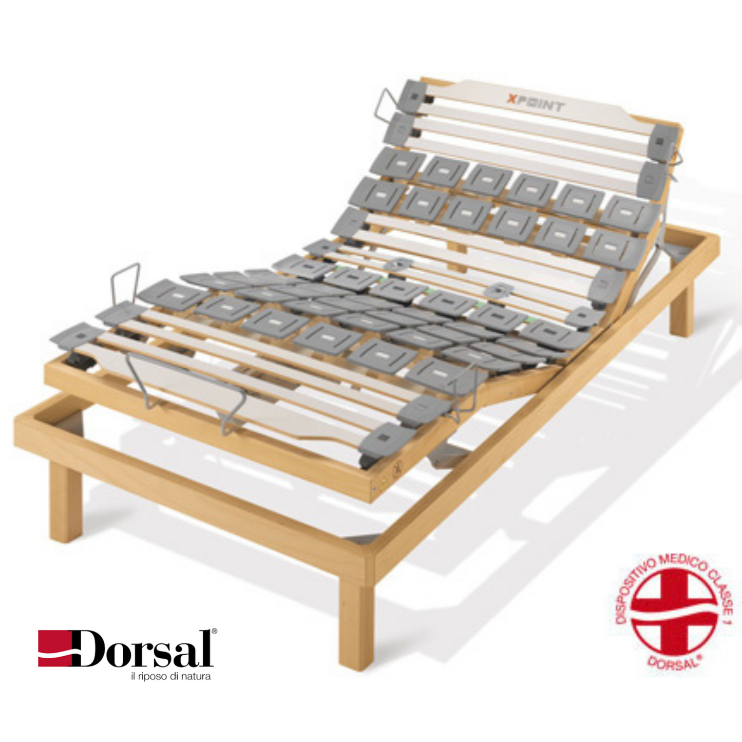 Rete in legno motorizzata Dorsal X-POINT 400 RA - RA Bluetooth