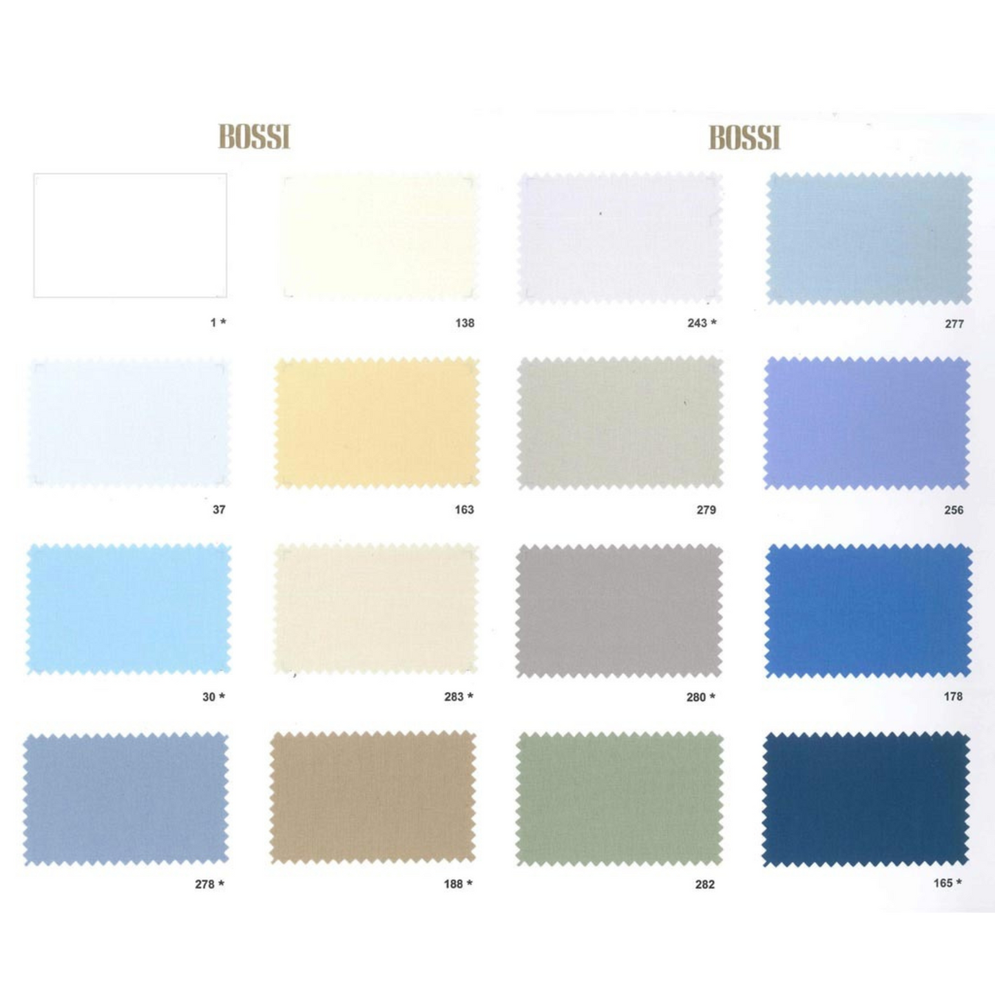 Coppia federe Bossicolor 2 volani cotone percalle 80 fili