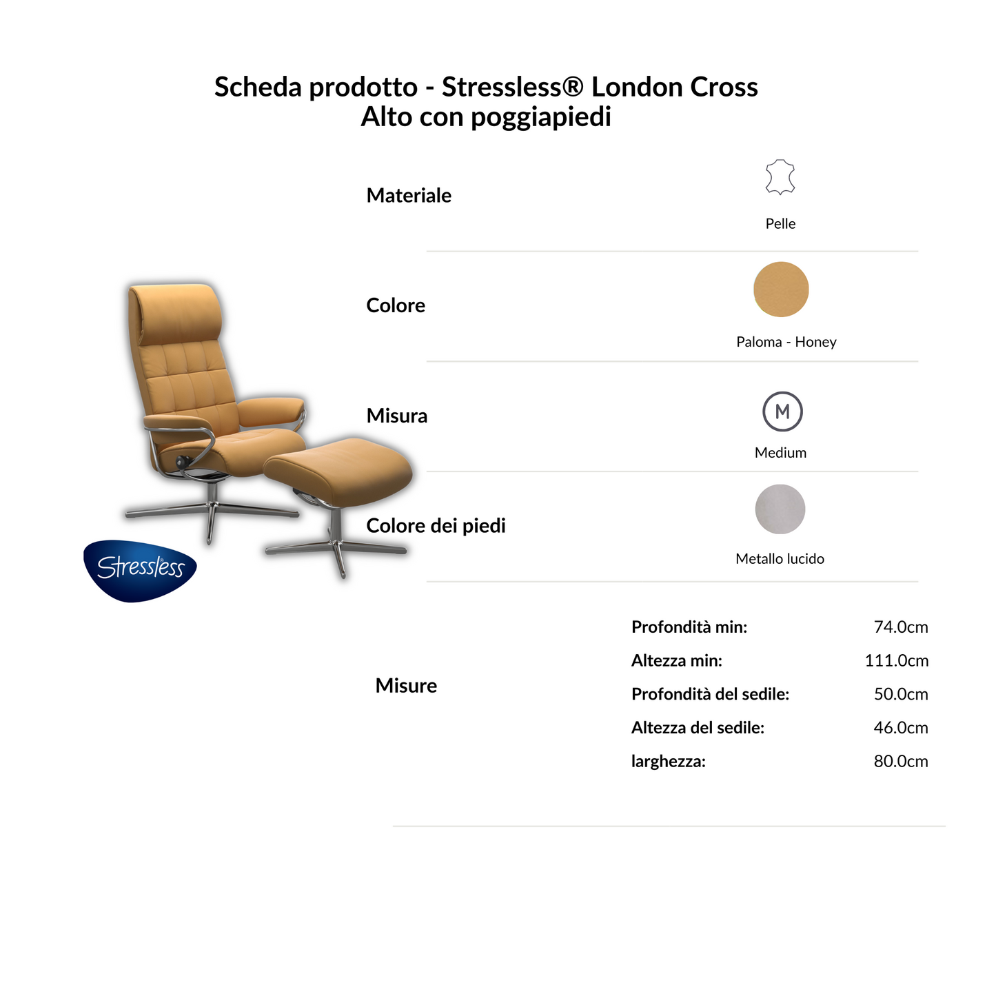 London + Pouf High Back