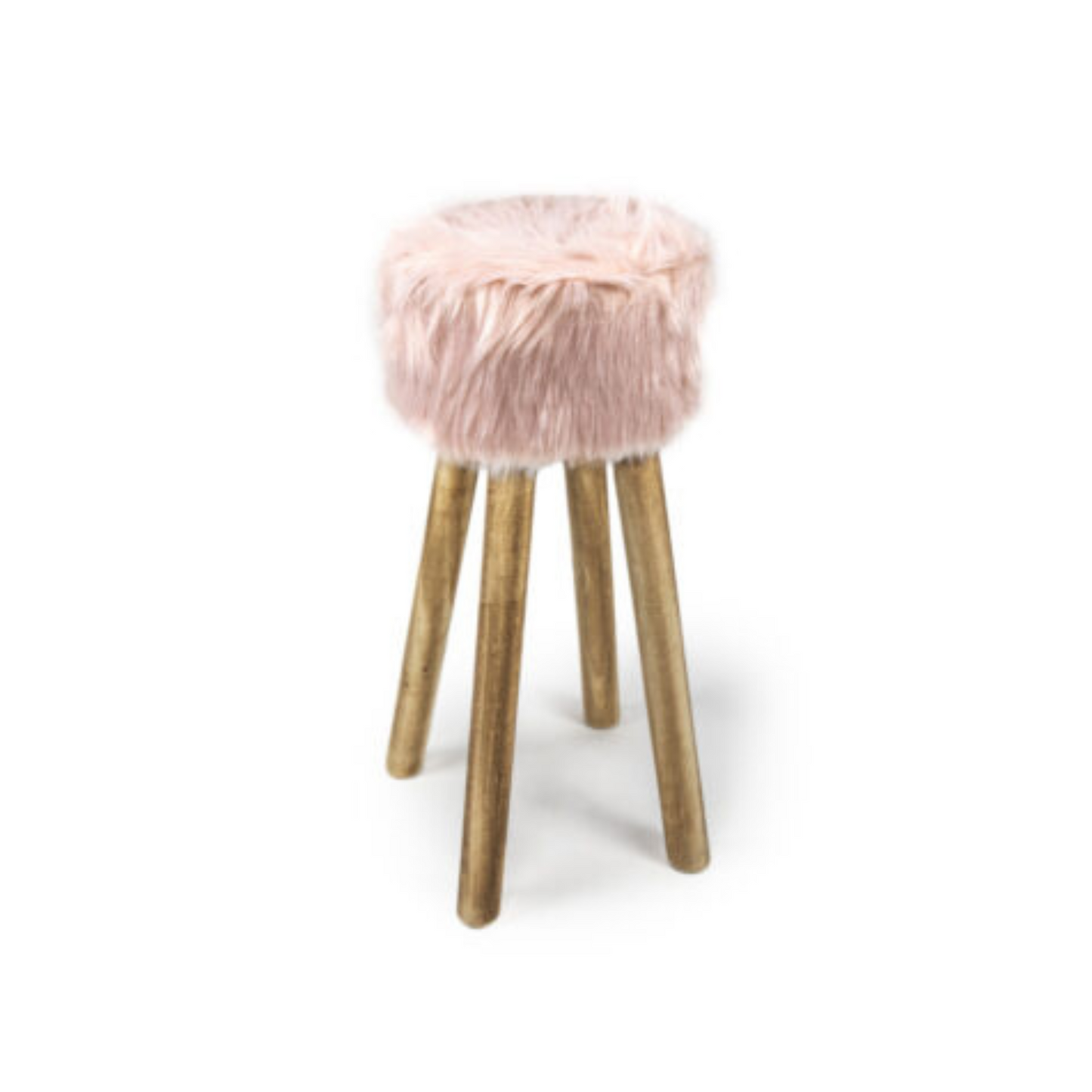 Sgabello peluche Eskimo finta pelliccia Daunex