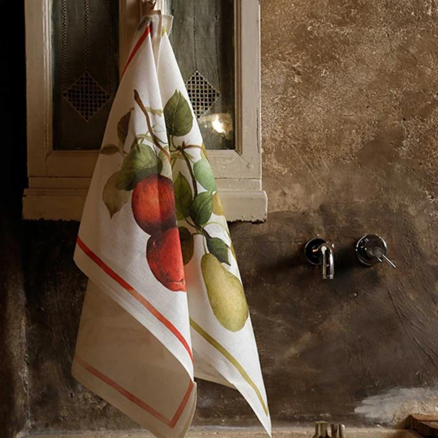 Strofinaccio Calvados Mele in puro lino