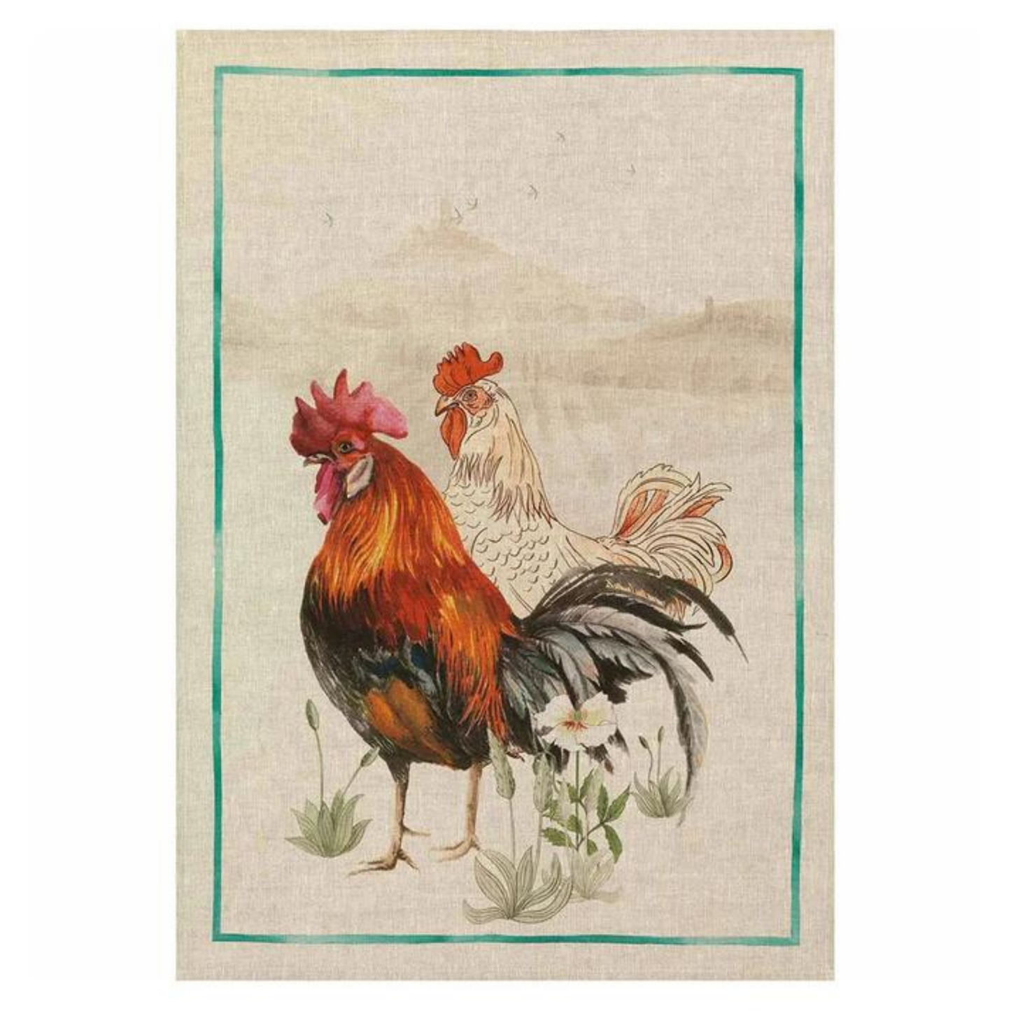 Strofinaccio Gauloise Nero in puro lino