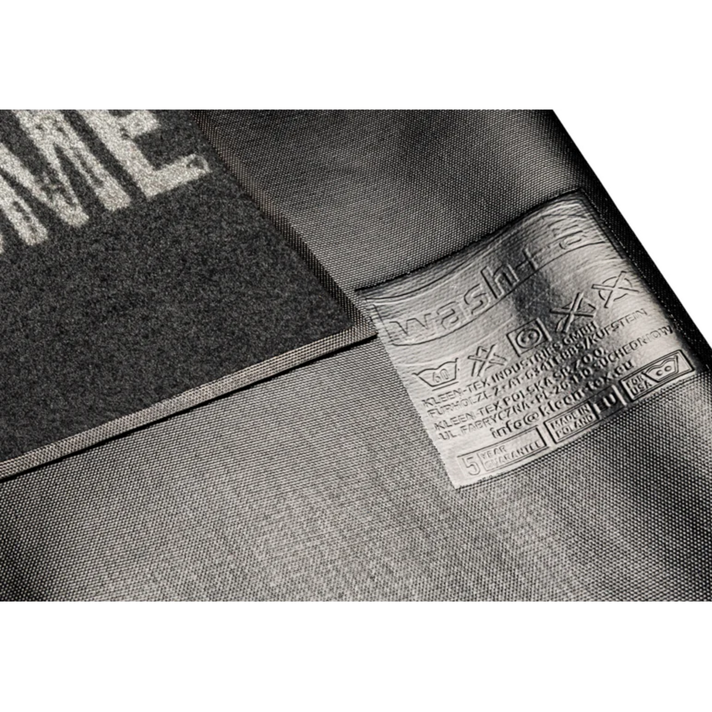 Tappeto antiscivolo Warmly Welcome Wash+Dry con bordo