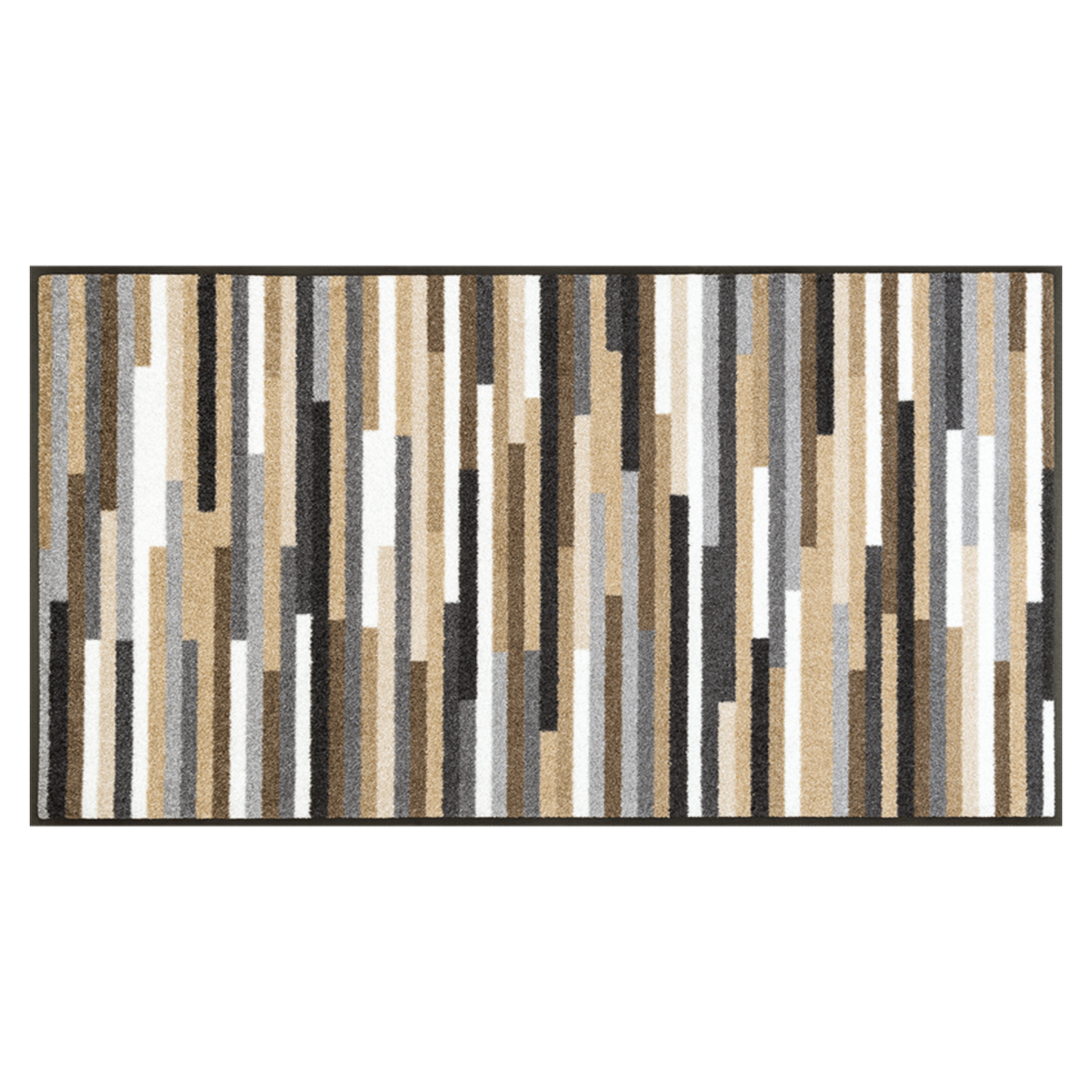 Tappeto antiscivolo Mikado Stripes Wash+Dry con bordo