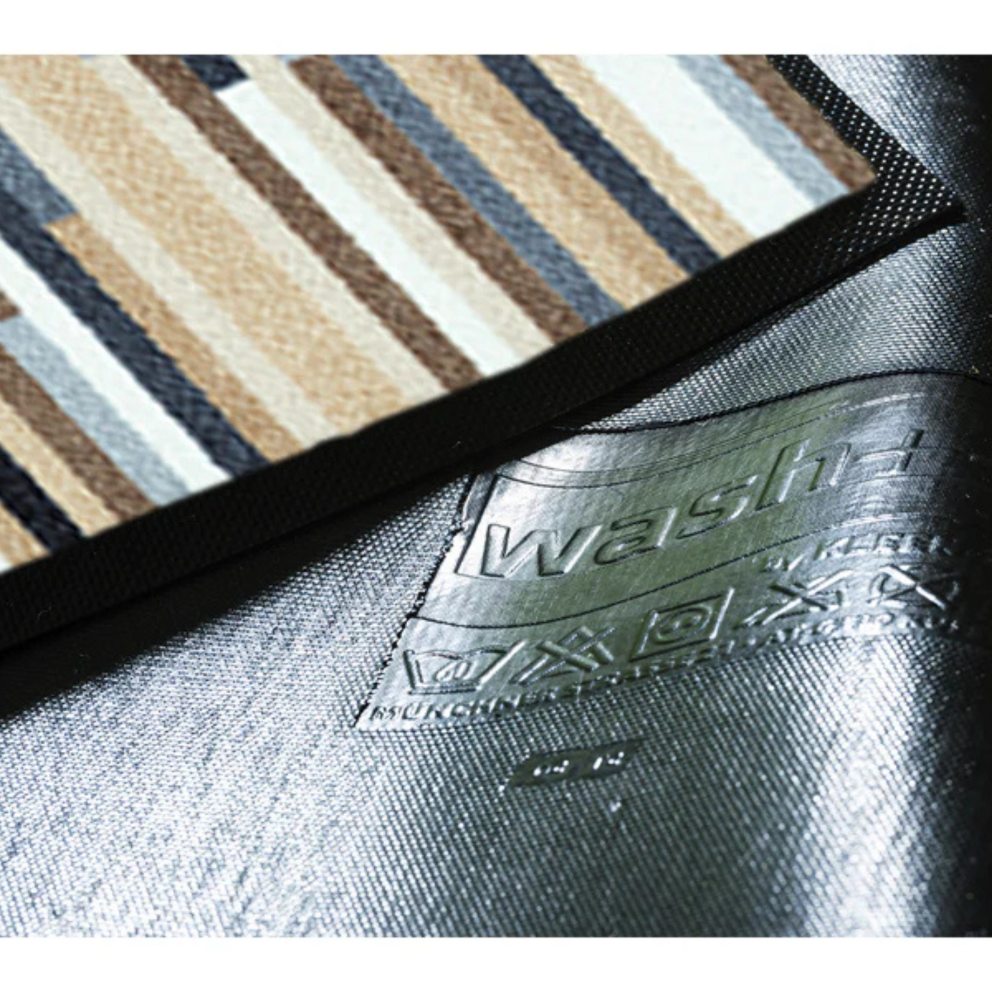 Tappeto antiscivolo Stripes nature Wash+Dry Design