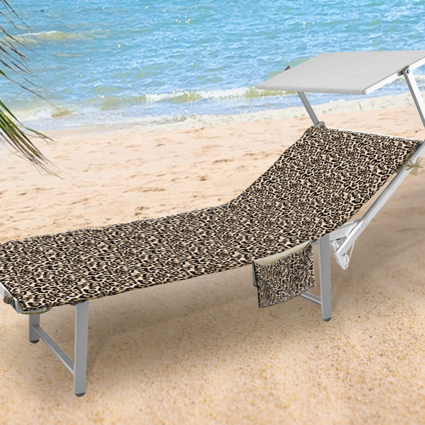 Telo Mare Microvelour Leopard