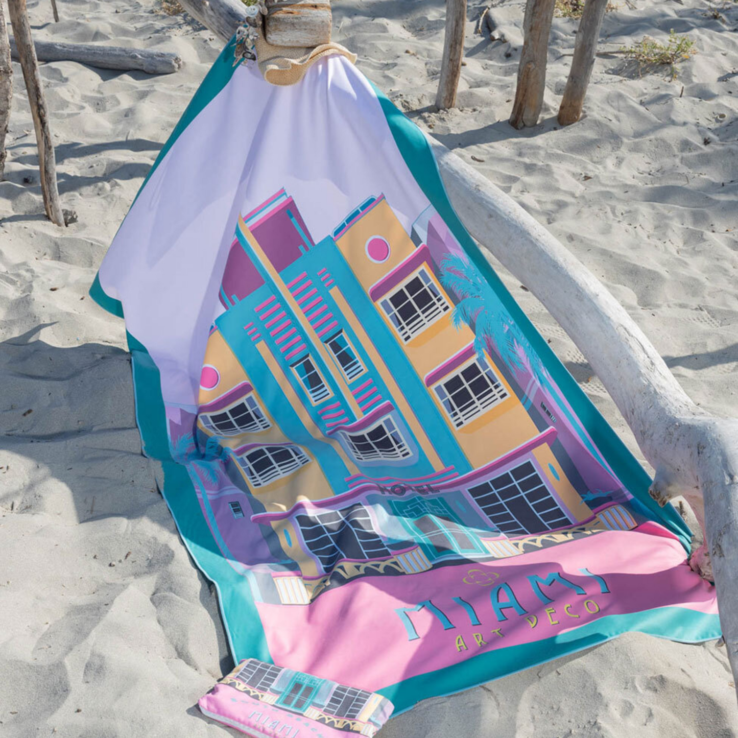 Telo Mare Microfibra+Pochette
