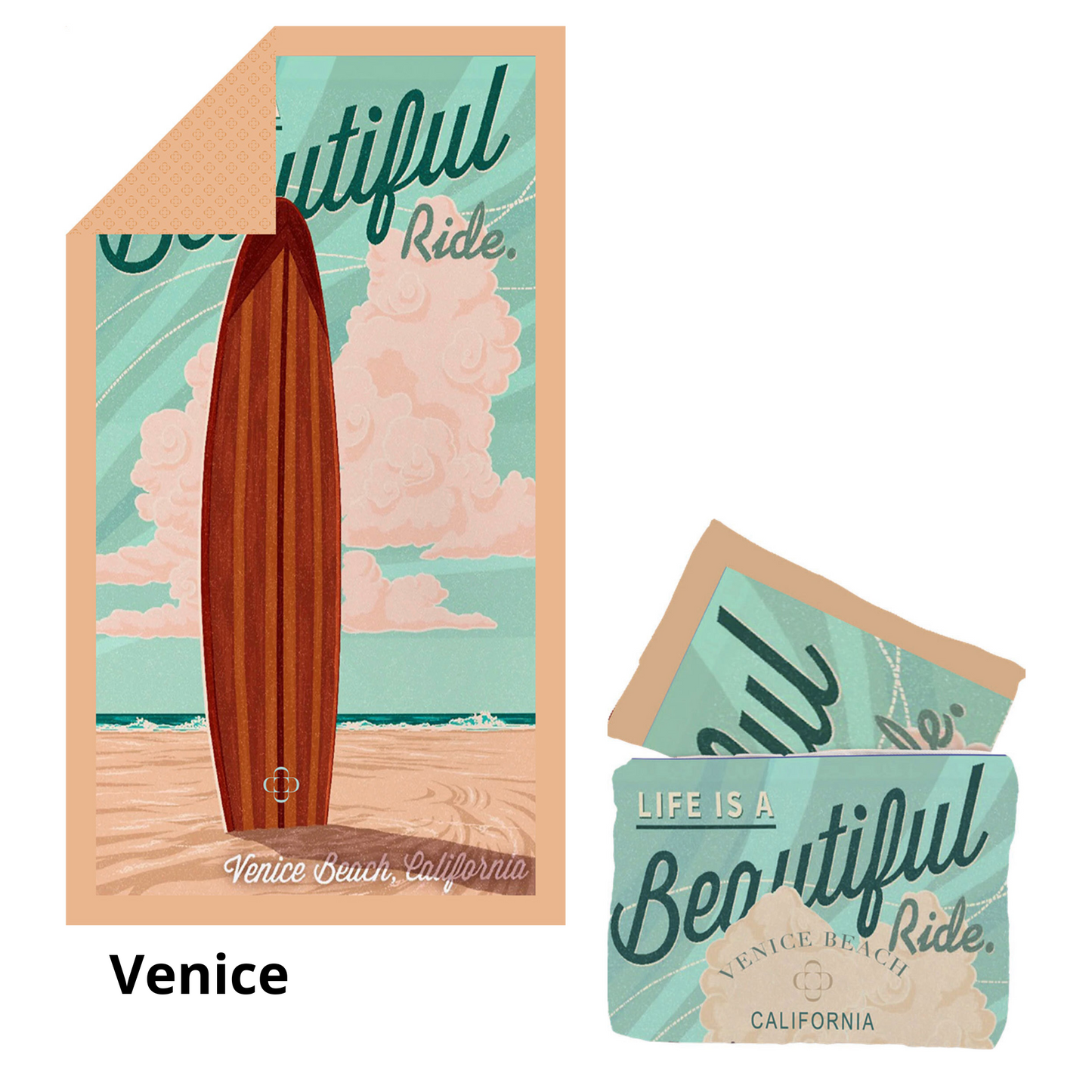 Telo Mare Microfibra+Pochette