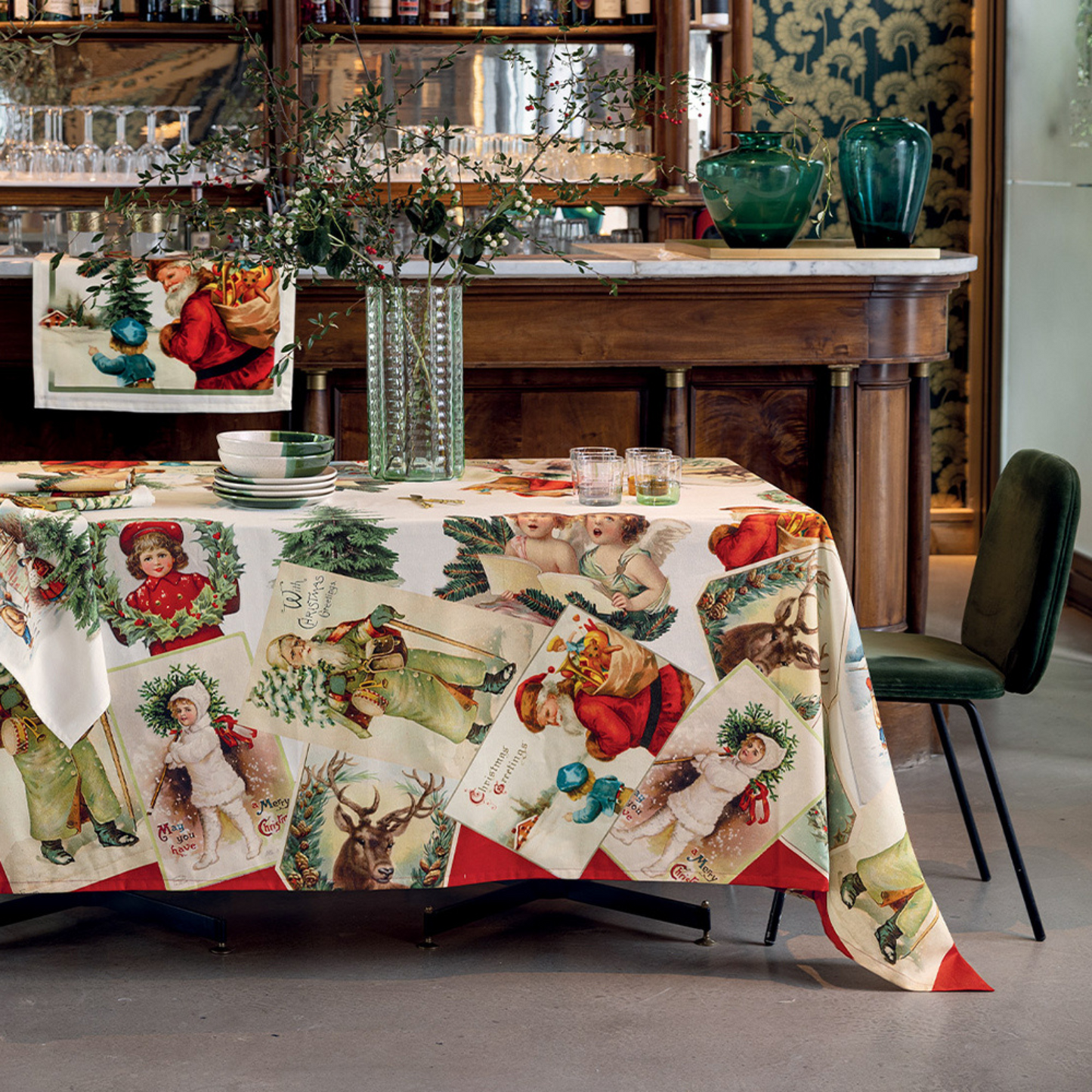 Tovaglia Artissima Cartoline 100% Cotone