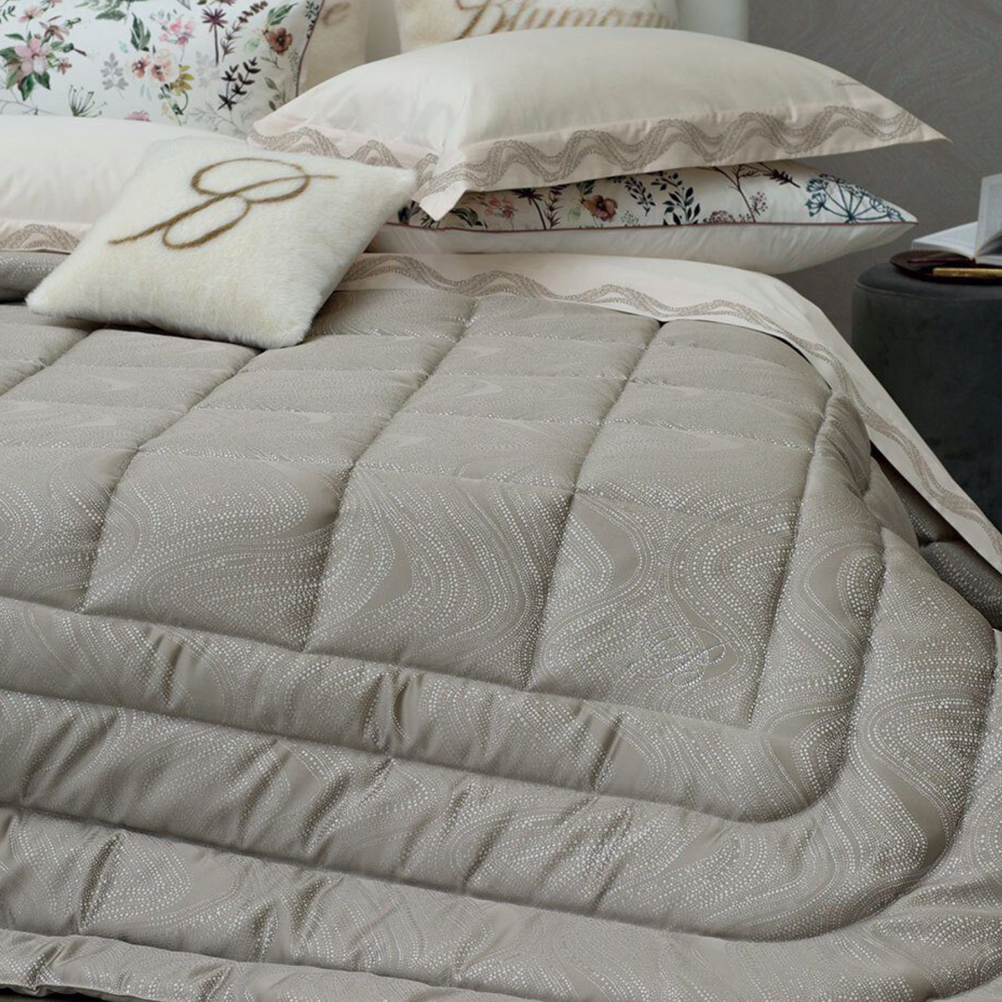 Trapunta Crystelle in Jaquard con Lurex